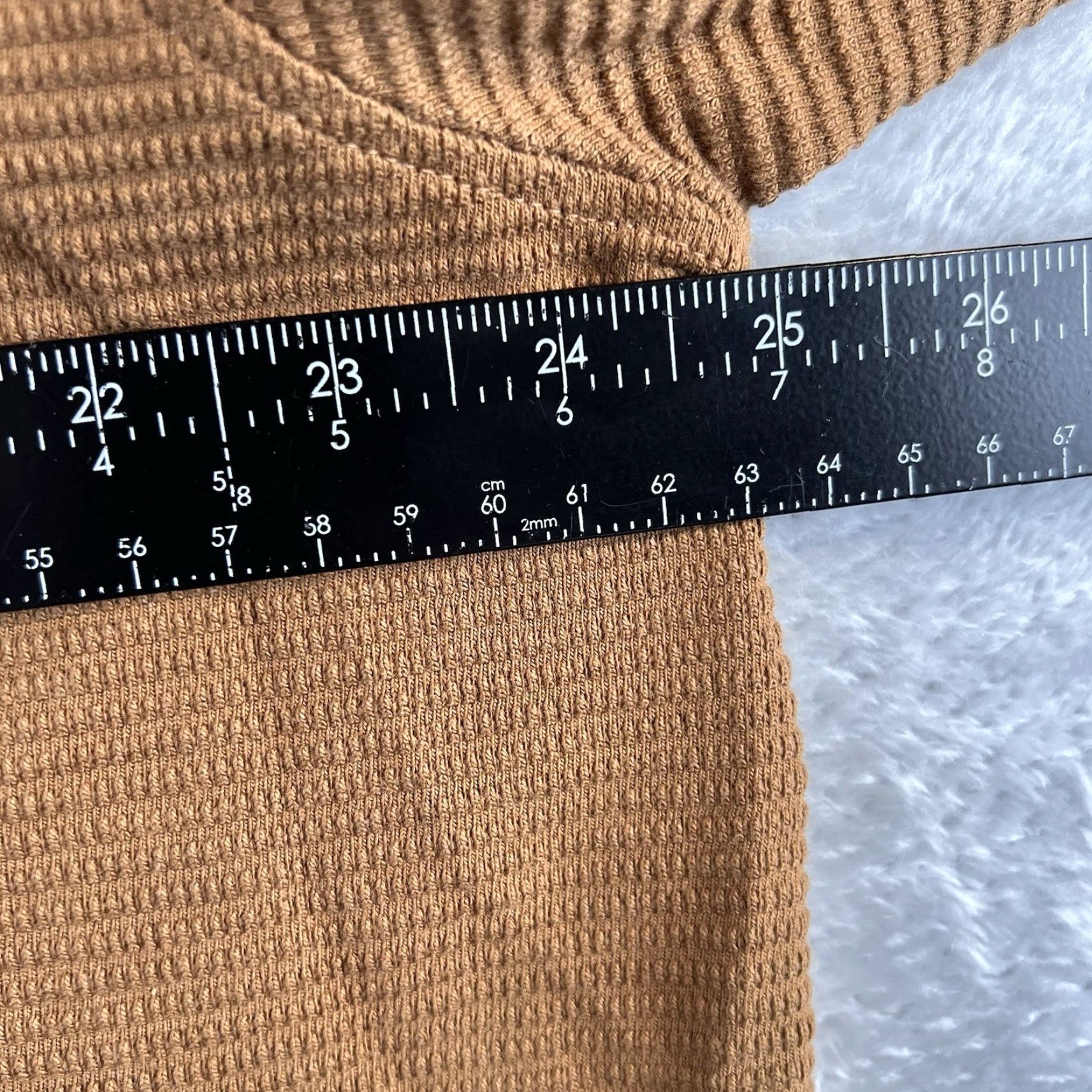 Vintage Wellen Sweatshirt Mens XXL Knit Crew Neck Lightweight Pullover Brown Solid Beach Outdoor Classic Hiking Walking Size US XXL / EU 58 / 5 - 5 Thumbnail