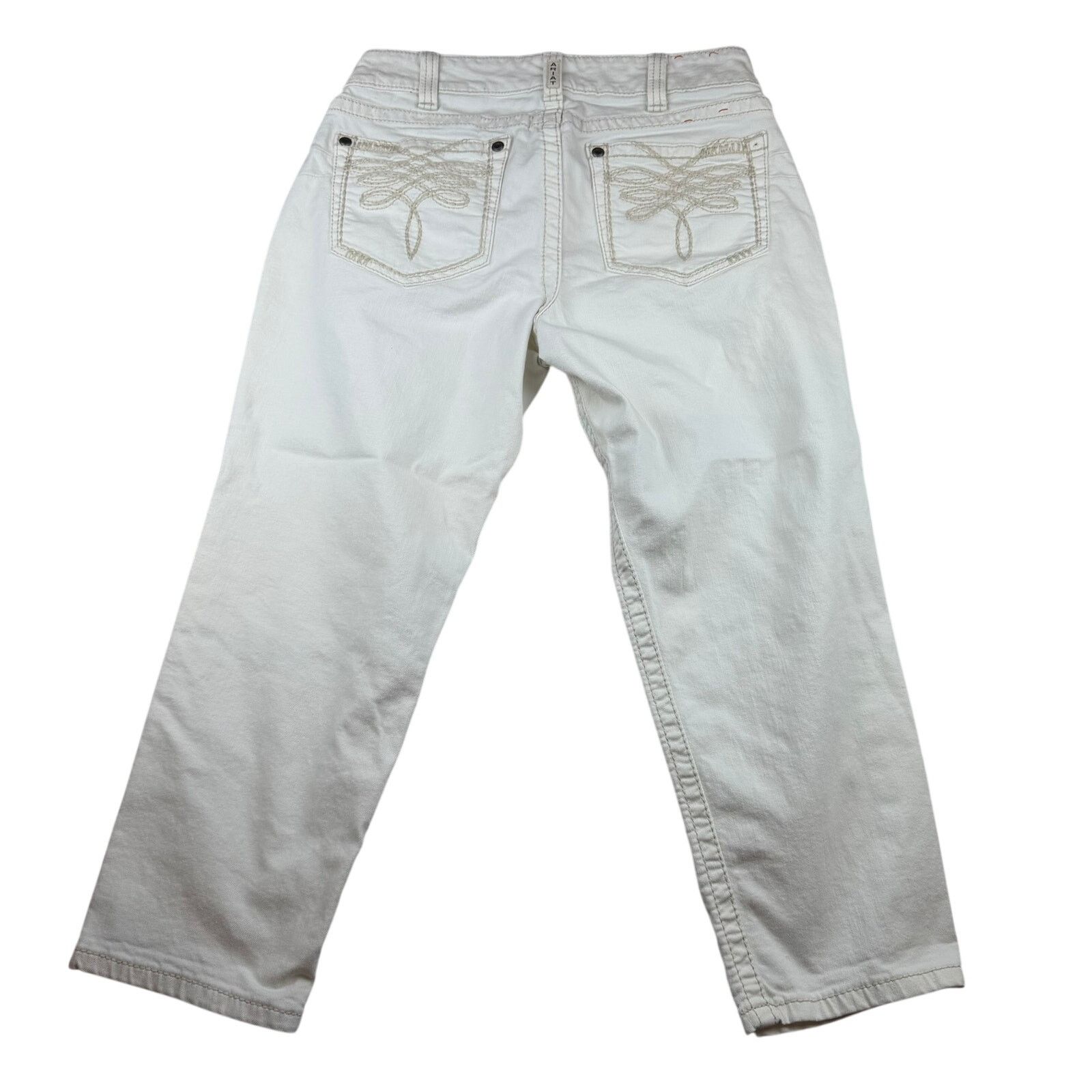 Ariat Ariat REAL Denim White Jeans Women's Size 30R Size 30" / US 8 / IT 44 - 2 Thumbnail