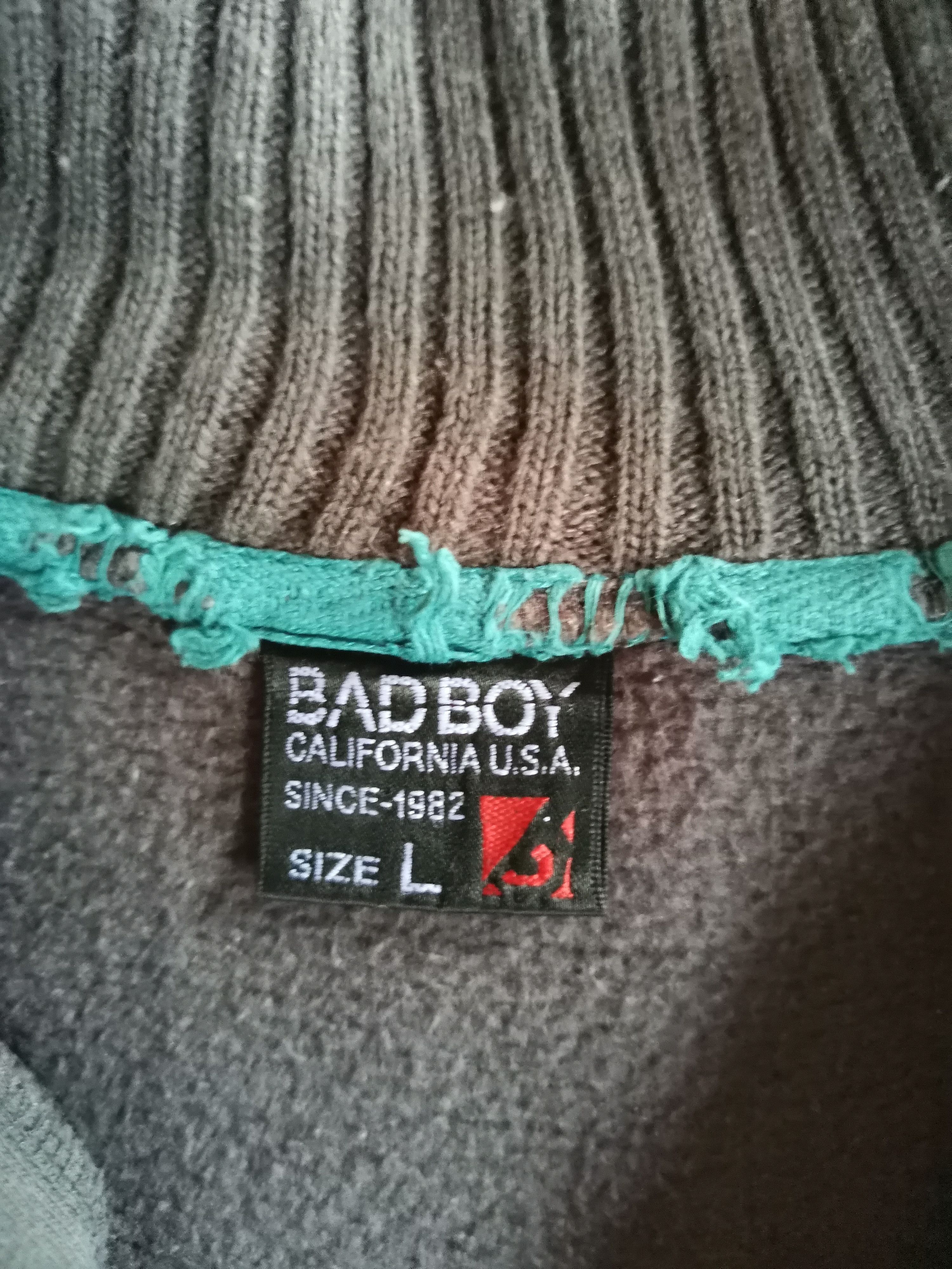 Designer × Vintage Vintage Bad Boy California USA Zipper Sweater Size US L / EU 52-54 / 3 - 4 Thumbnail