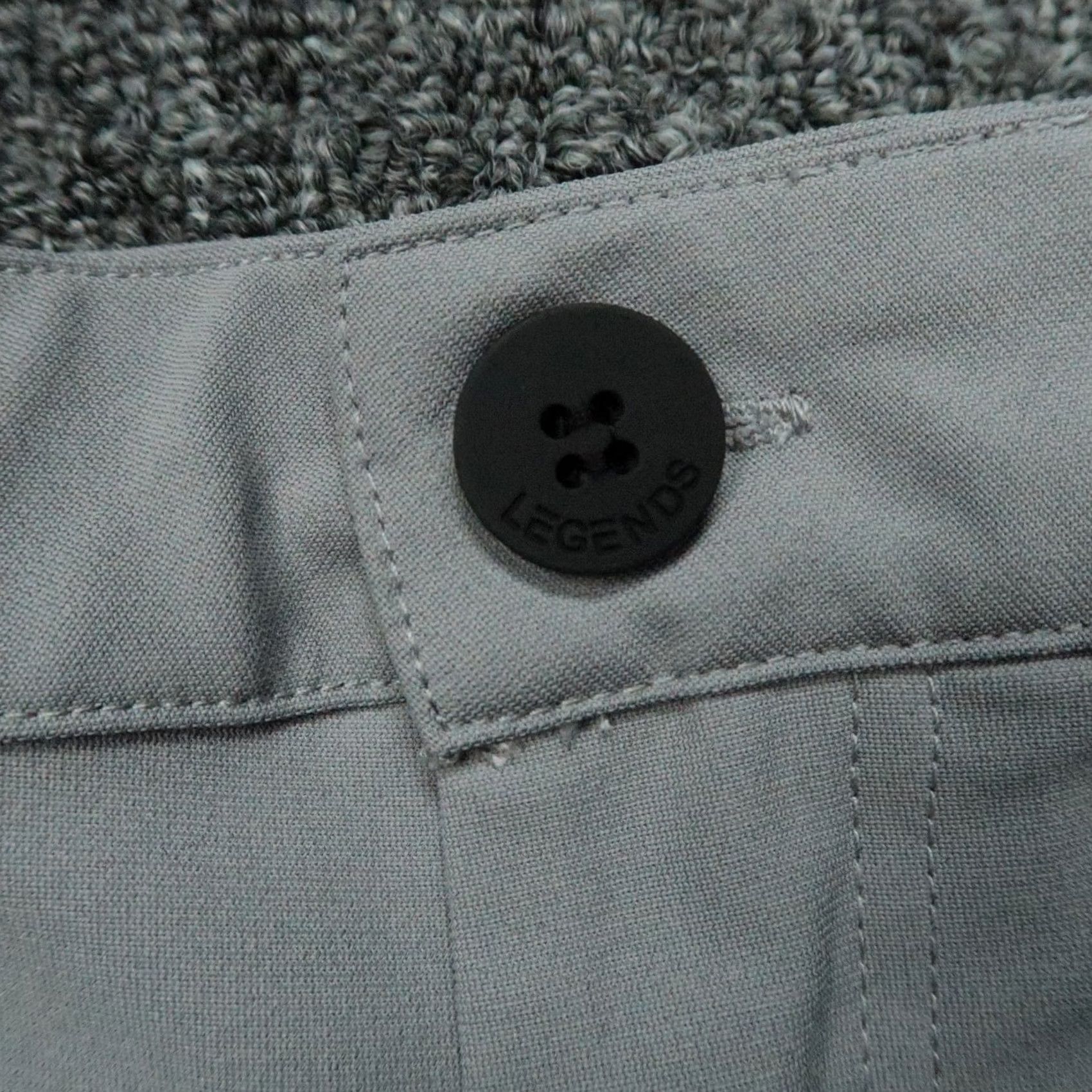 Vintage Legends Pants Mens 34x30 Gray Aviation Stretch Chino Trouser Size US 34 / EU 50 - 3 Thumbnail