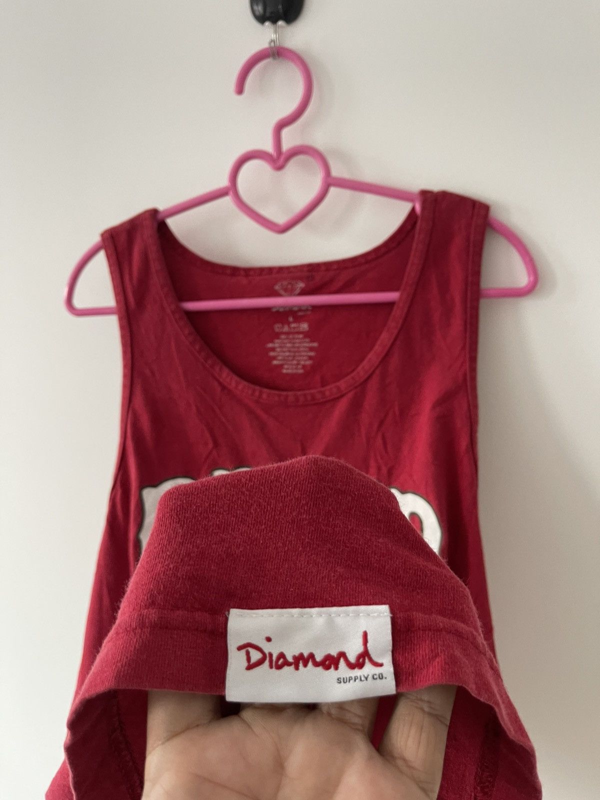 Diamond Supply Co. Rare Vintage DIAMOND SUPPLY CO Spell Out Big Logo Size US L / EU 52-54 / 3 - 3 Thumbnail