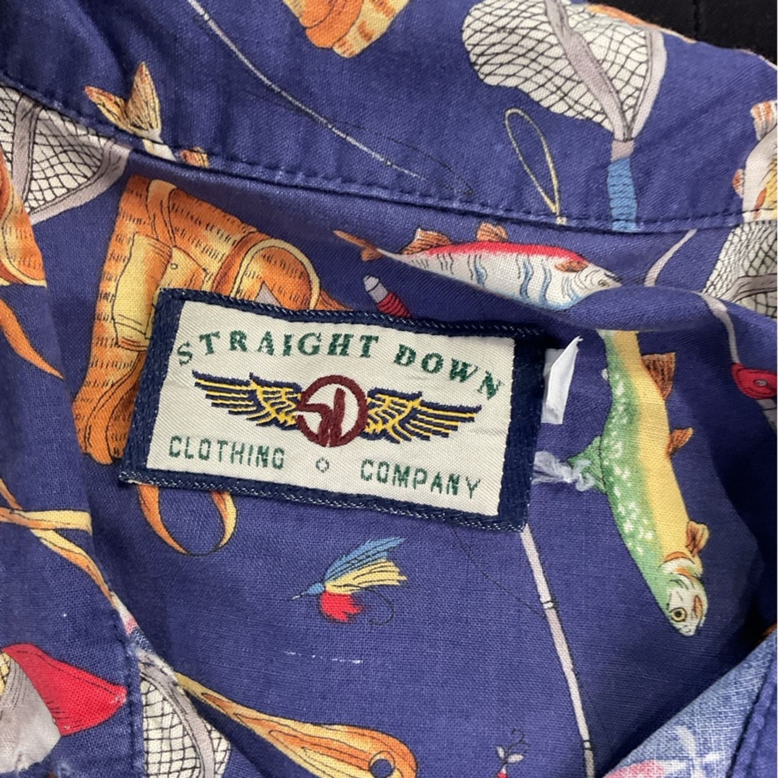 Vintage Straight Down Button-Up Shirt Size US L / EU 52-54 / 3 - 3 Thumbnail
