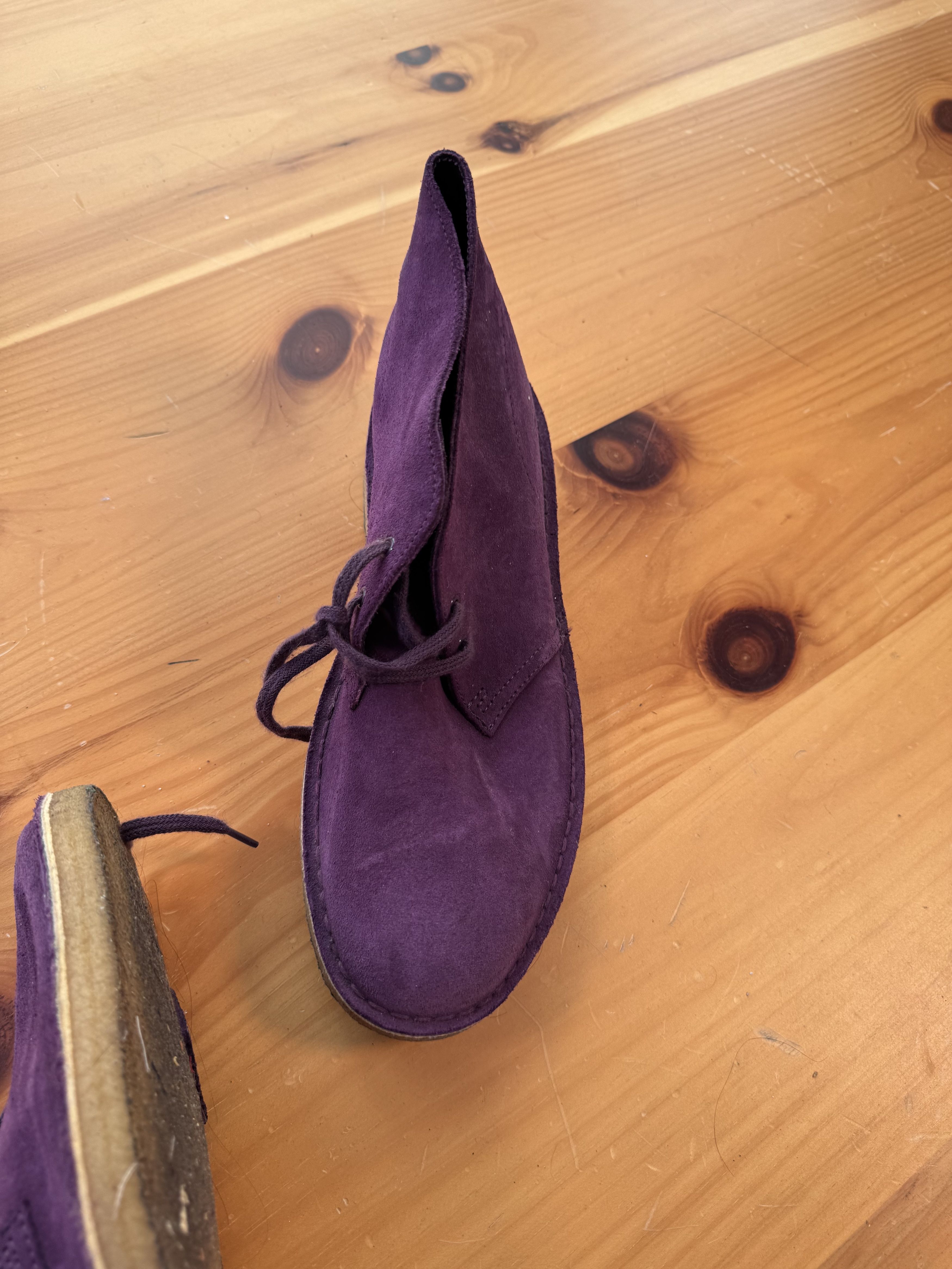Clarks Clarks Purple Desert Boot Size US 8.5 / EU 41-42 - 8 Thumbnail