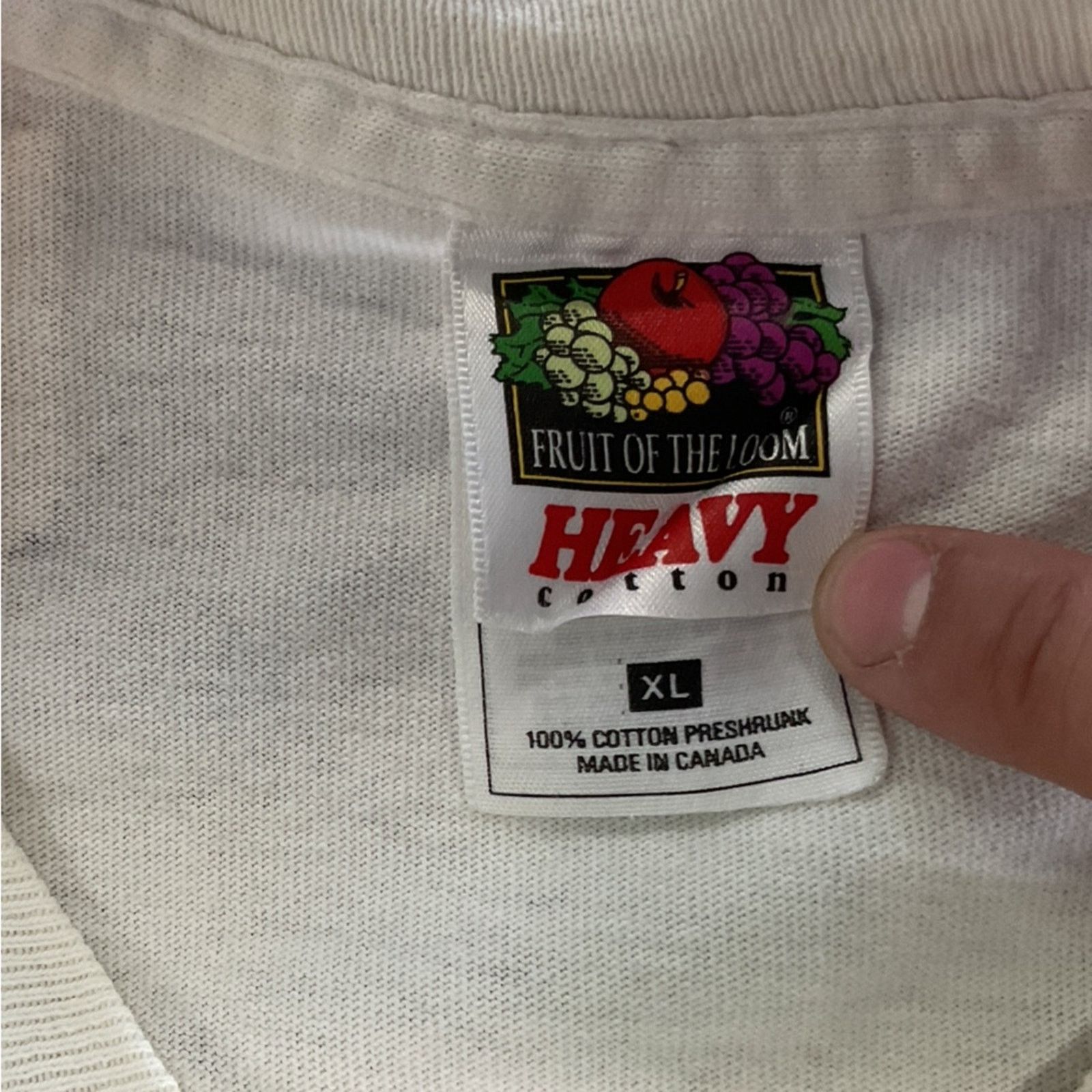 Fruit Of The Loom Vintage Armstrong Ontario Canada Bass Graphic T-Shirt Size US XL / EU 56 / 4 - 3 Thumbnail