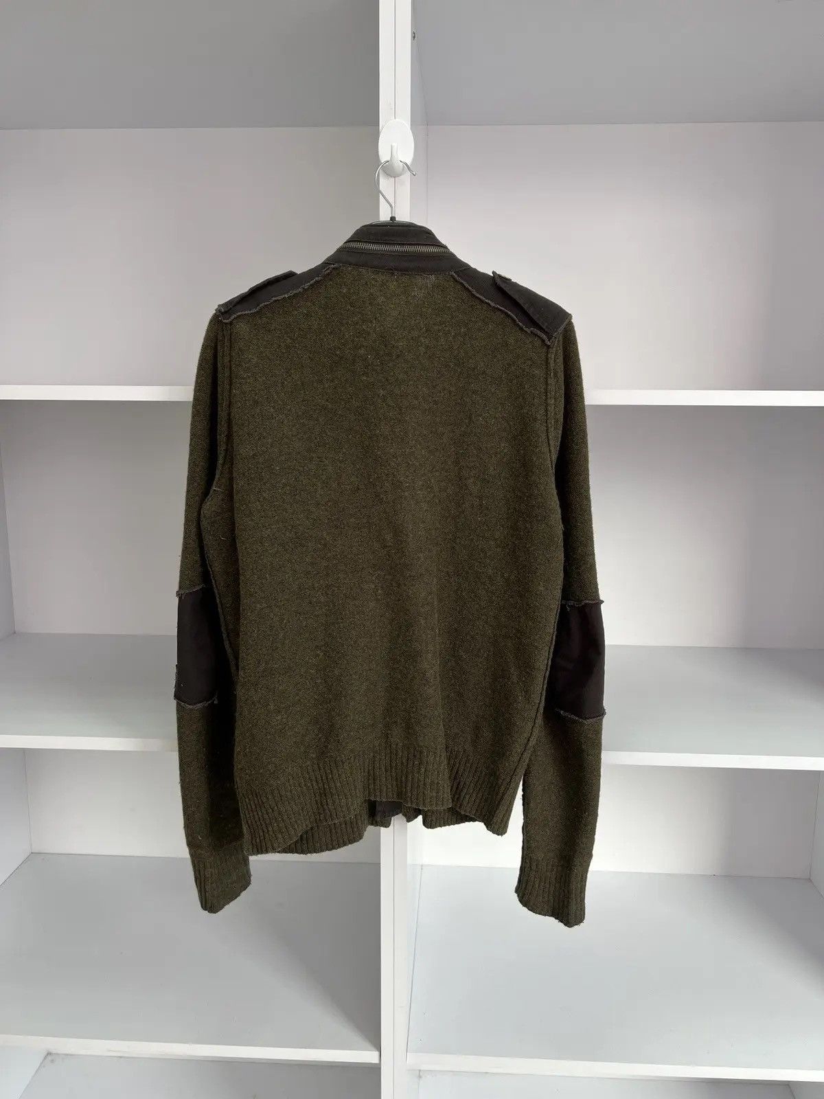 Diesel × Vintage Vintage Diesel Style Multi Pocket Zip Up Avantgarde Sweater Size US L / EU 52-54 / 3 - 12 Thumbnail