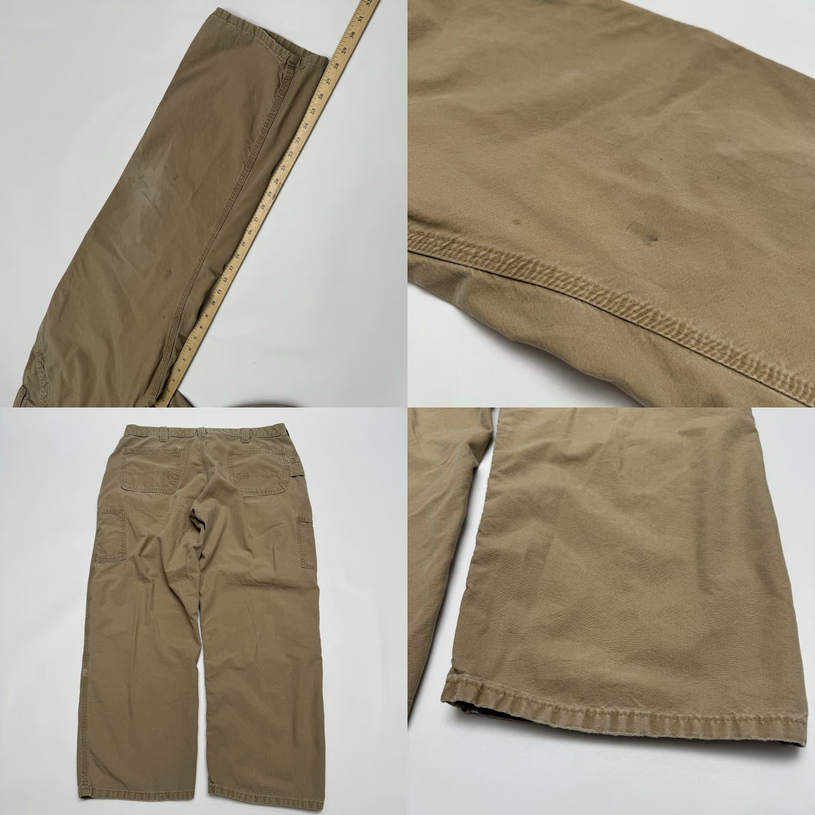 Carhartt Carhartt Carpenter Pants Work Wear Brown Distressed Men 40x30 DKH B151 Style Brown? Size US 40 / EU 56 - 8 Thumbnail