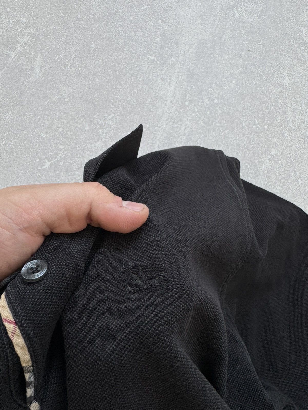 Burberry Vintage Burberry London Nova Check Black Polo Logo Size US S / EU 44-46 / 1 - 8 Thumbnail