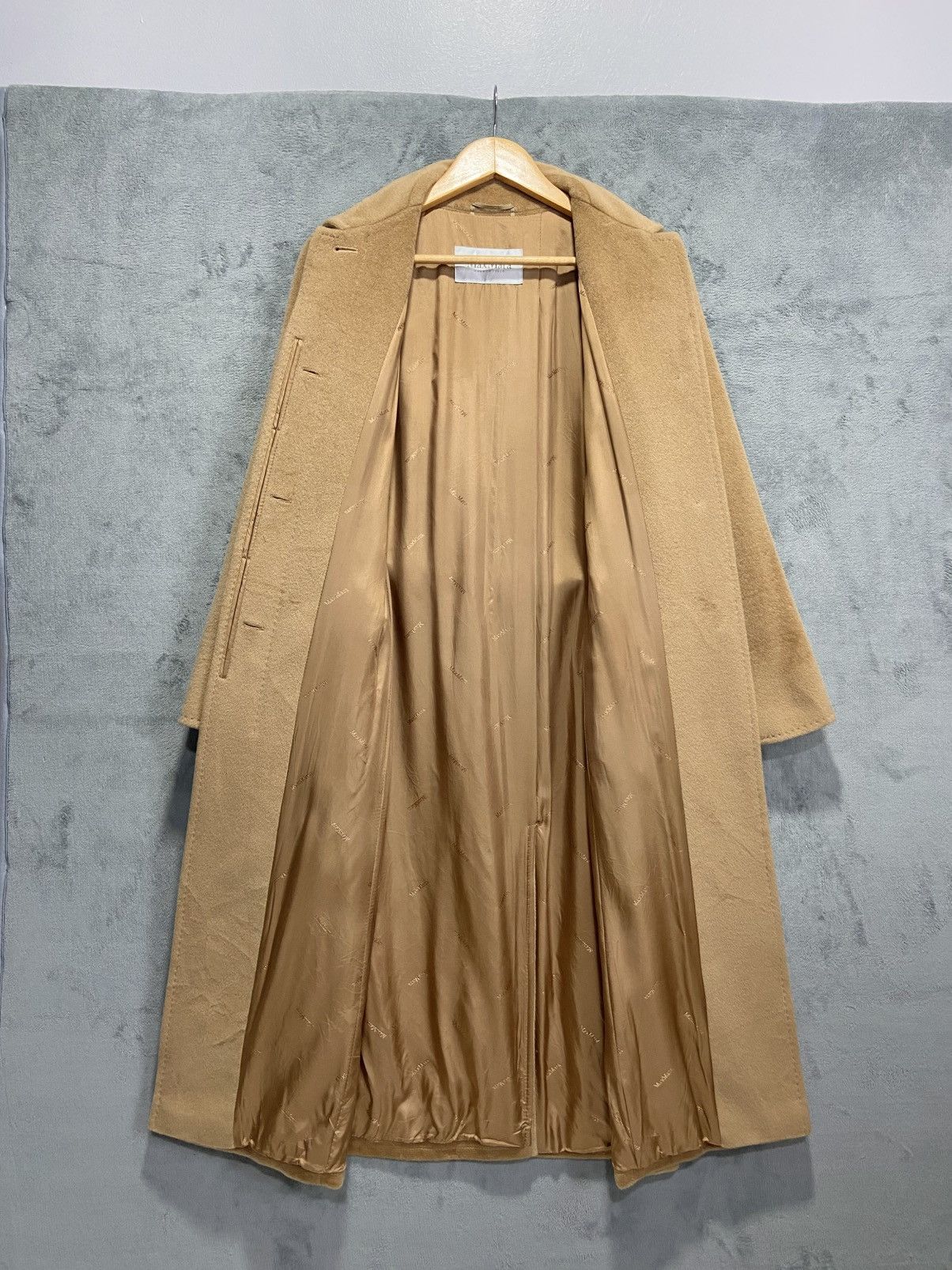 Max Mara Max Mara Belted Virgin Wool Coat Size M / US 6-8 / IT 42-44 - 3 Thumbnail