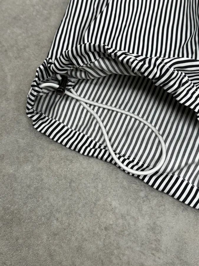 Jil Sander AW2015 Jil Sander Black & White Striped Light Zip-Up Jacket Size US M / EU 48-50 / 2 - 9 Thumbnail