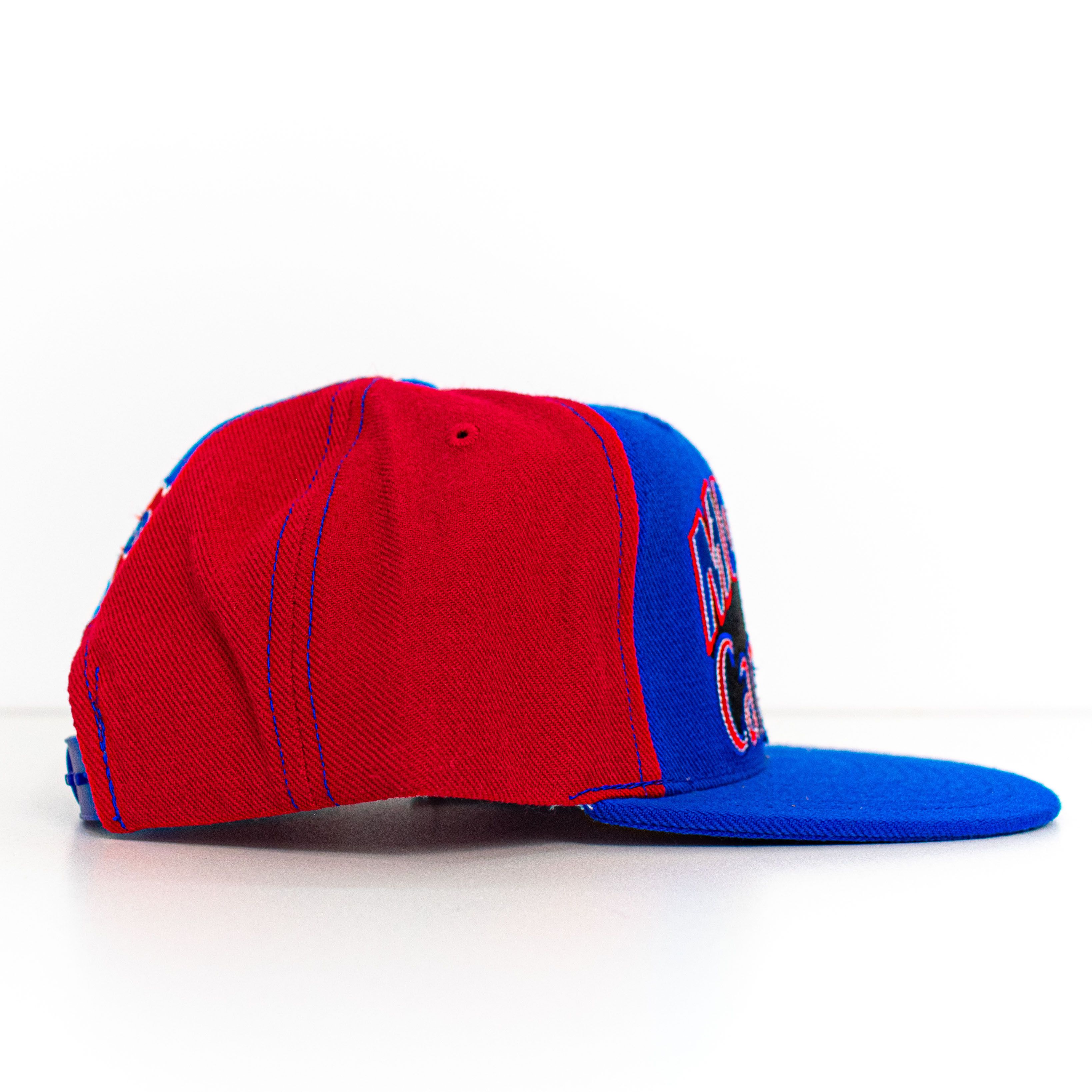 NHL VTG 90s AJD Montreal Canadiens Double Line Snapback Hat Size ONE SIZE - 6 Thumbnail