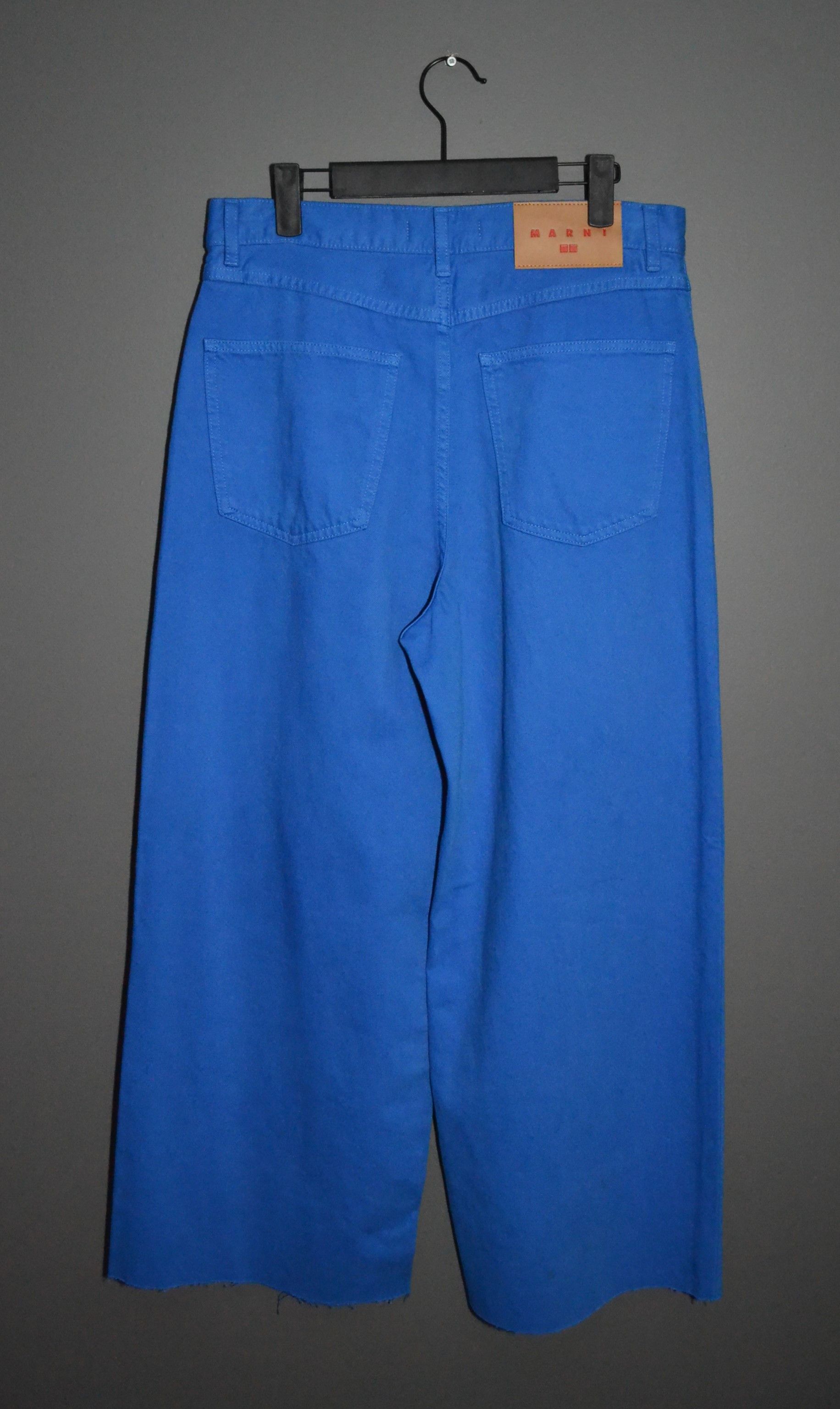 Marni Marni x Uniqlo Blue Baggy Jeans Pants size 31 Size 30" / US 8 / IT 44 - 9 Thumbnail