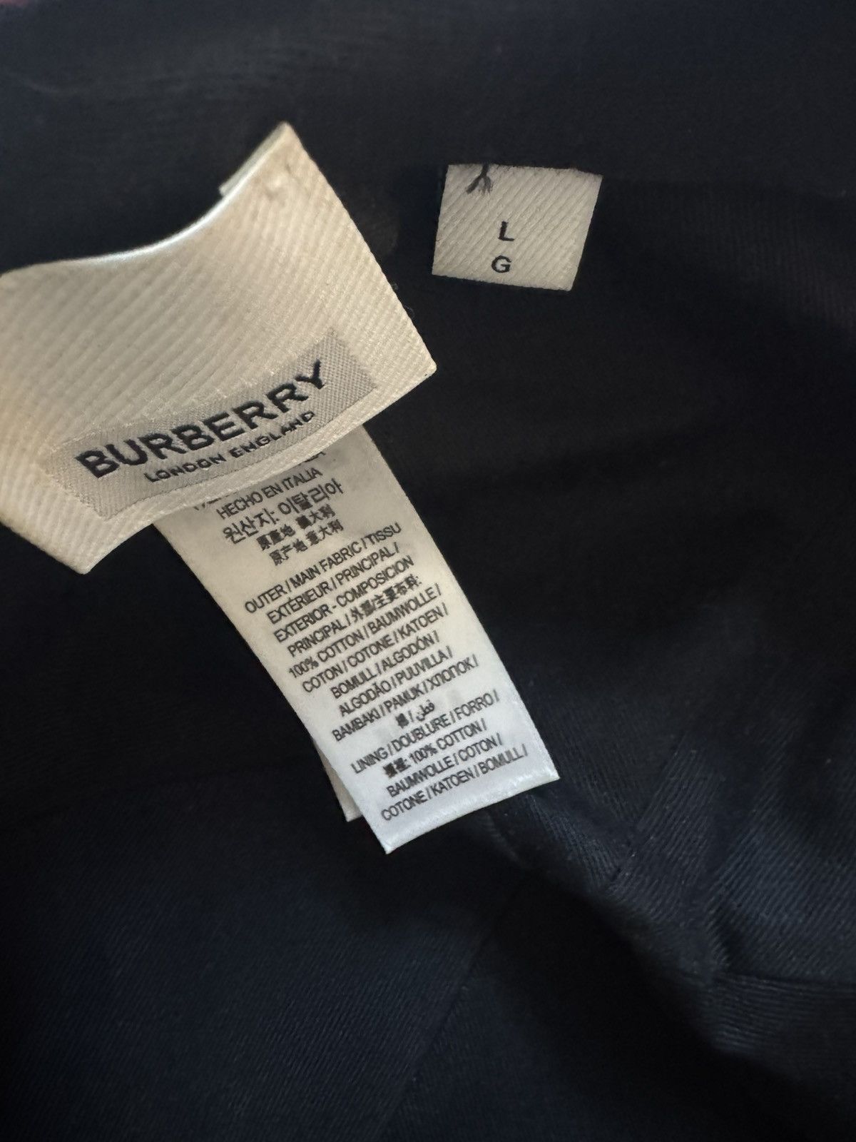 Burberry Burberry TB Monogram Baseball Hat – Burgundy / White Size ONE SIZE - 4 Thumbnail