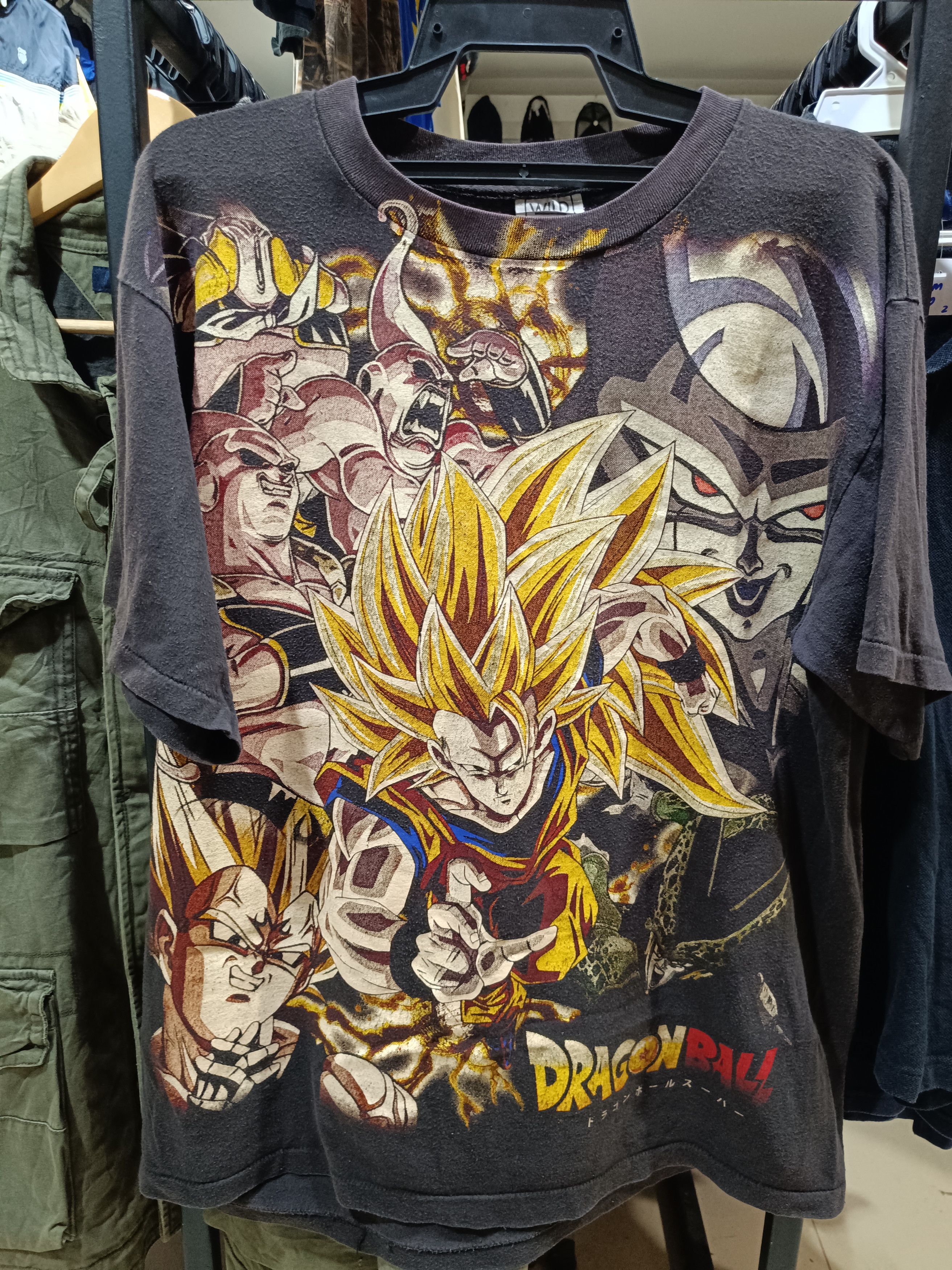 Image of Anima x Vintage Dragon Ball Z Vintage Tee in Black, Men's (Size XL)