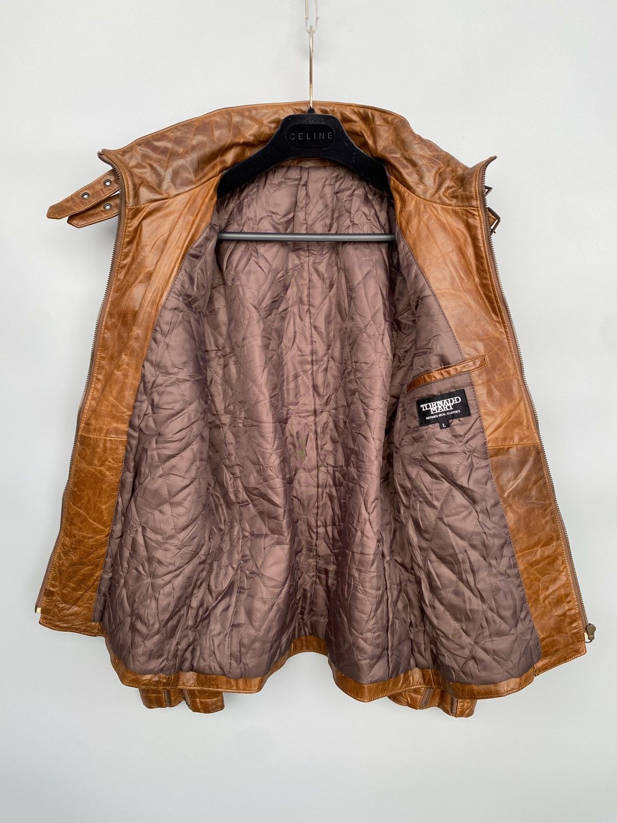 Tornado Mart 2000’s- Tornado Mart- Horsehide Leather Jacket Size US S / EU 44-46 / 1 - 11 Thumbnail
