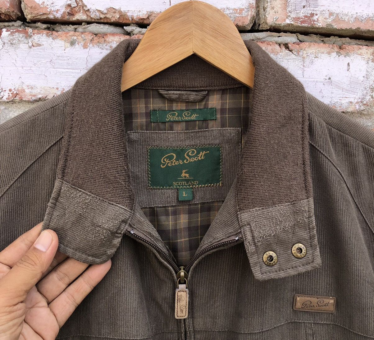 Vintage Vintage Peter Scott Scotland Conduray Bomber Jacket Size US L / EU 52-54 / 3 - 19 Thumbnail