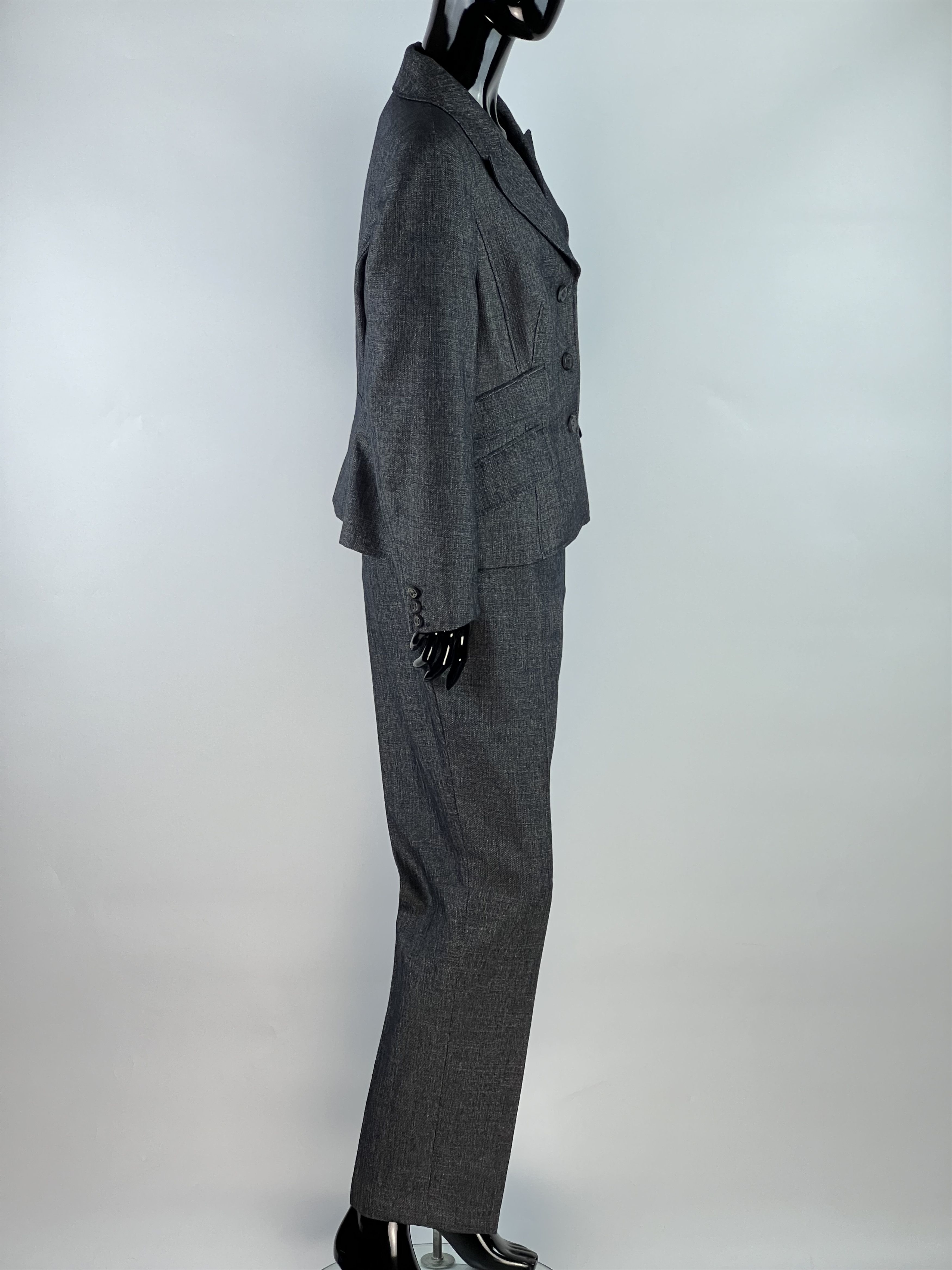 Escada Escada Wool Suit Size 42 Size XL / US 12-14 / IT 48-50 - 2 Thumbnail