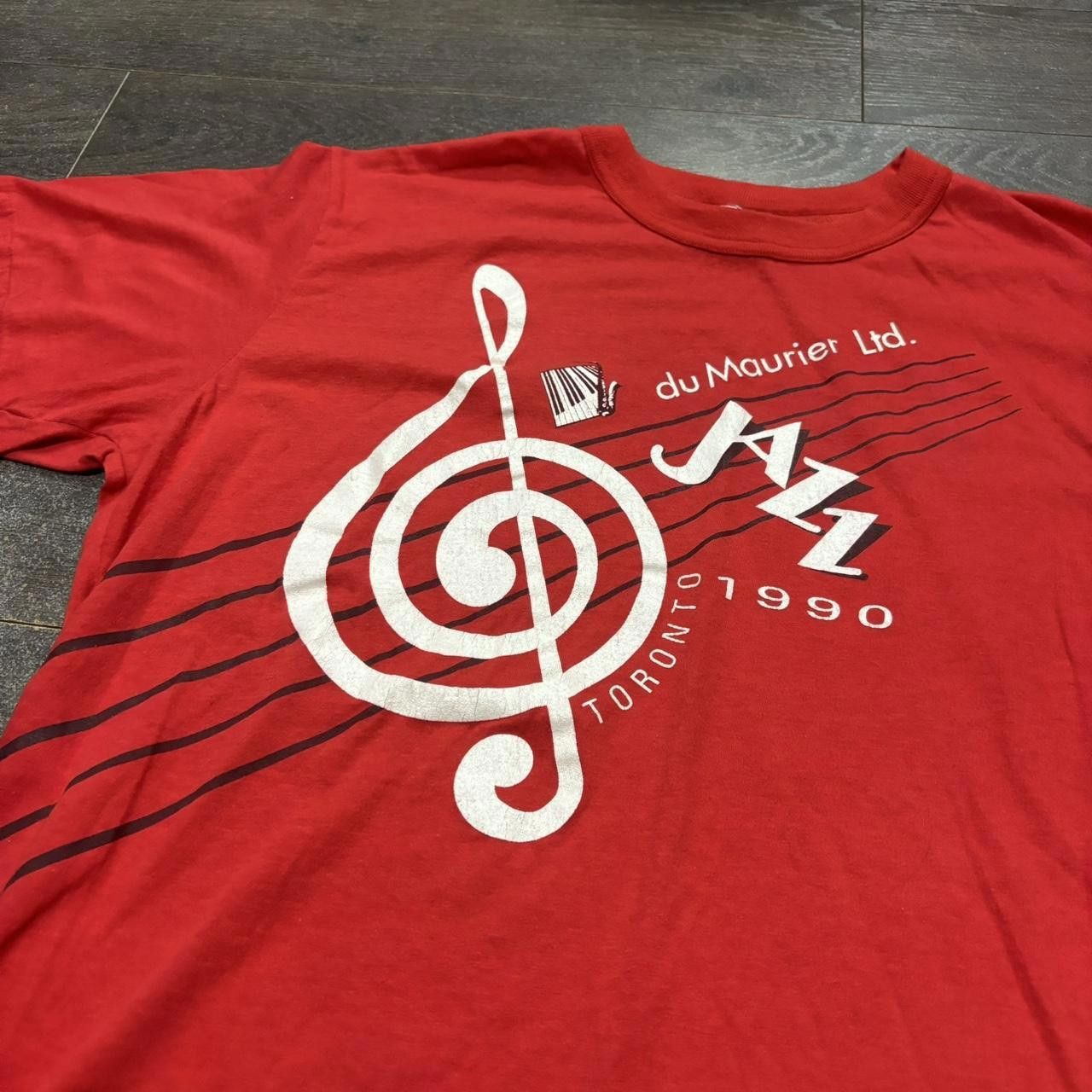 Designer Vintage du Laurier jazz Toronto t shirt 1990 L/XL Size US L / EU 52-54 / 3 - 3 Thumbnail