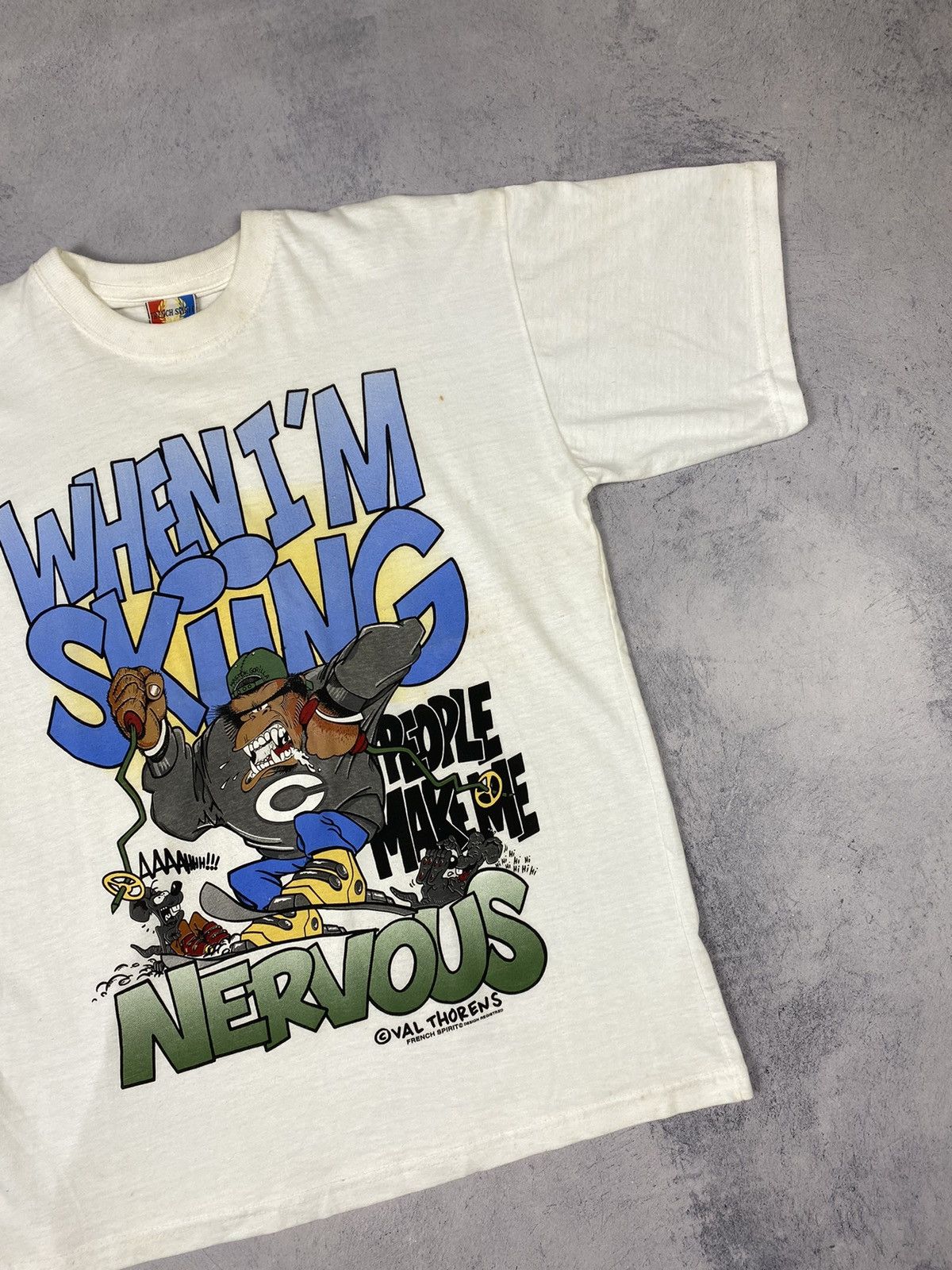 Vintage Vintage Nervous Craze Monkey and Mouse NFL Humor Tee y2k Size US M / EU 48-50 / 2 - 4 Thumbnail