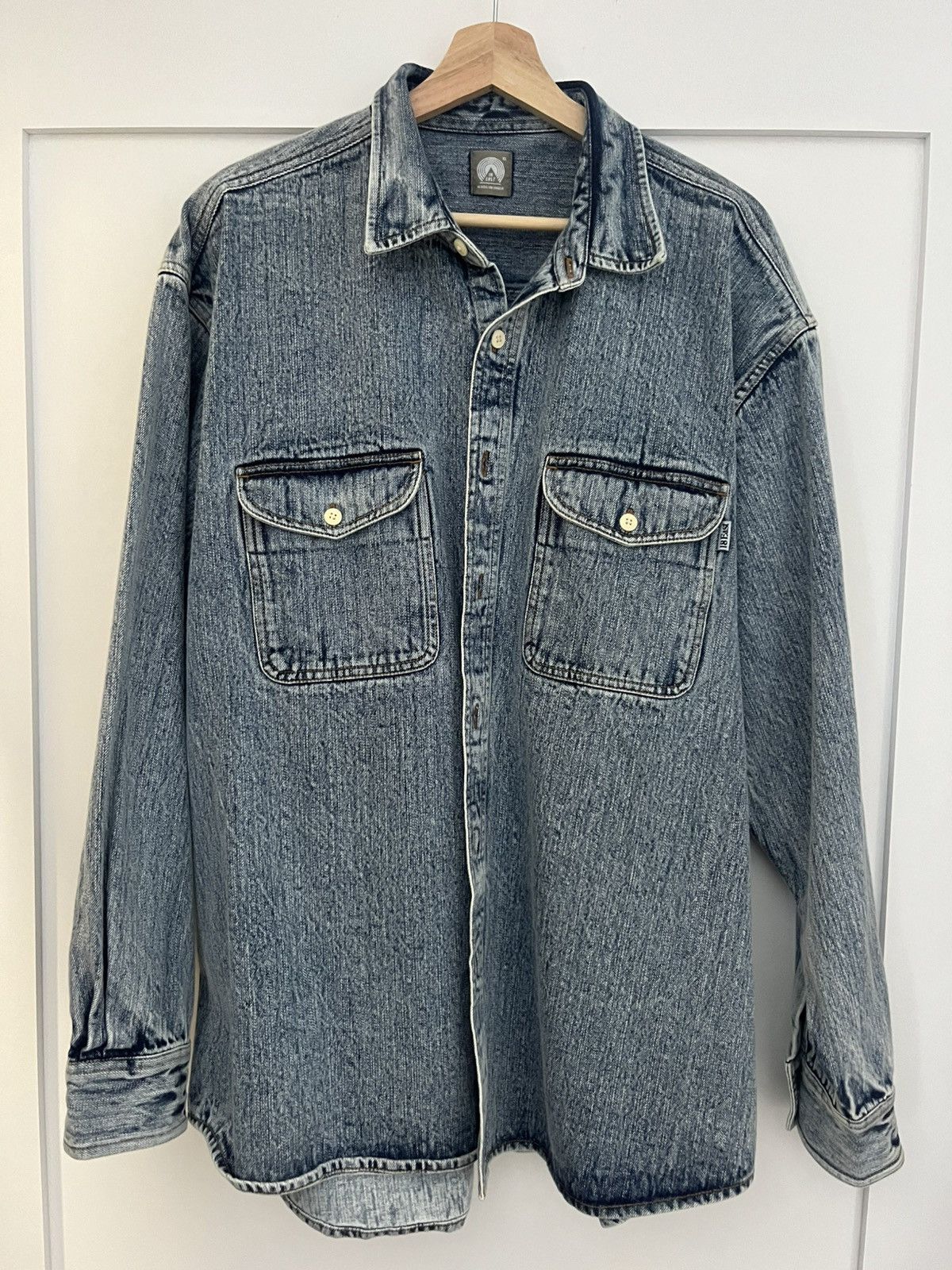 18 East Denim Shirt Size US XL / EU 56 / 4 - 1 Thumbnail