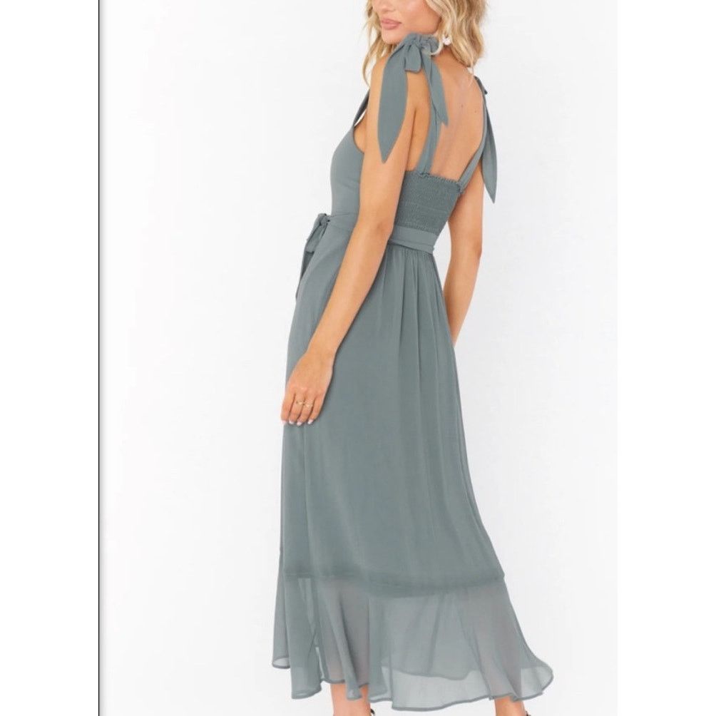 Show Me Your MuMu Show Me Your Mumu - Claire Midi Dress / S / Sage Size S / US 4 / IT 40 - 2 Thumbnail
