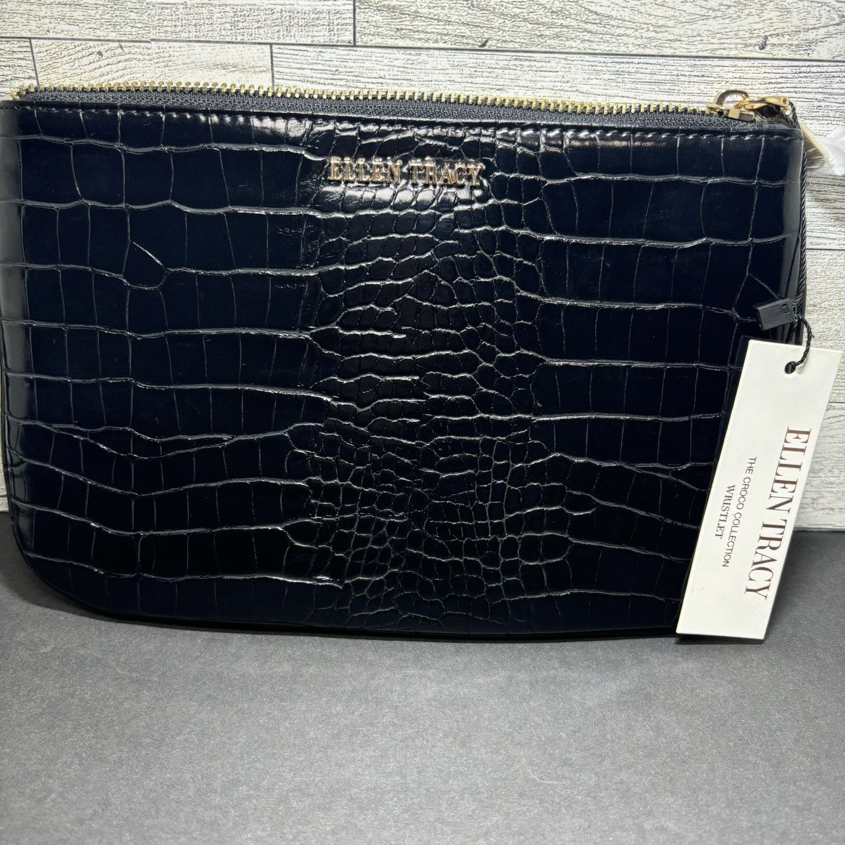 Ellen Tracy Ellen Tracey The Croco collection Wristlet NWT Size ONE SIZE - 2 Thumbnail