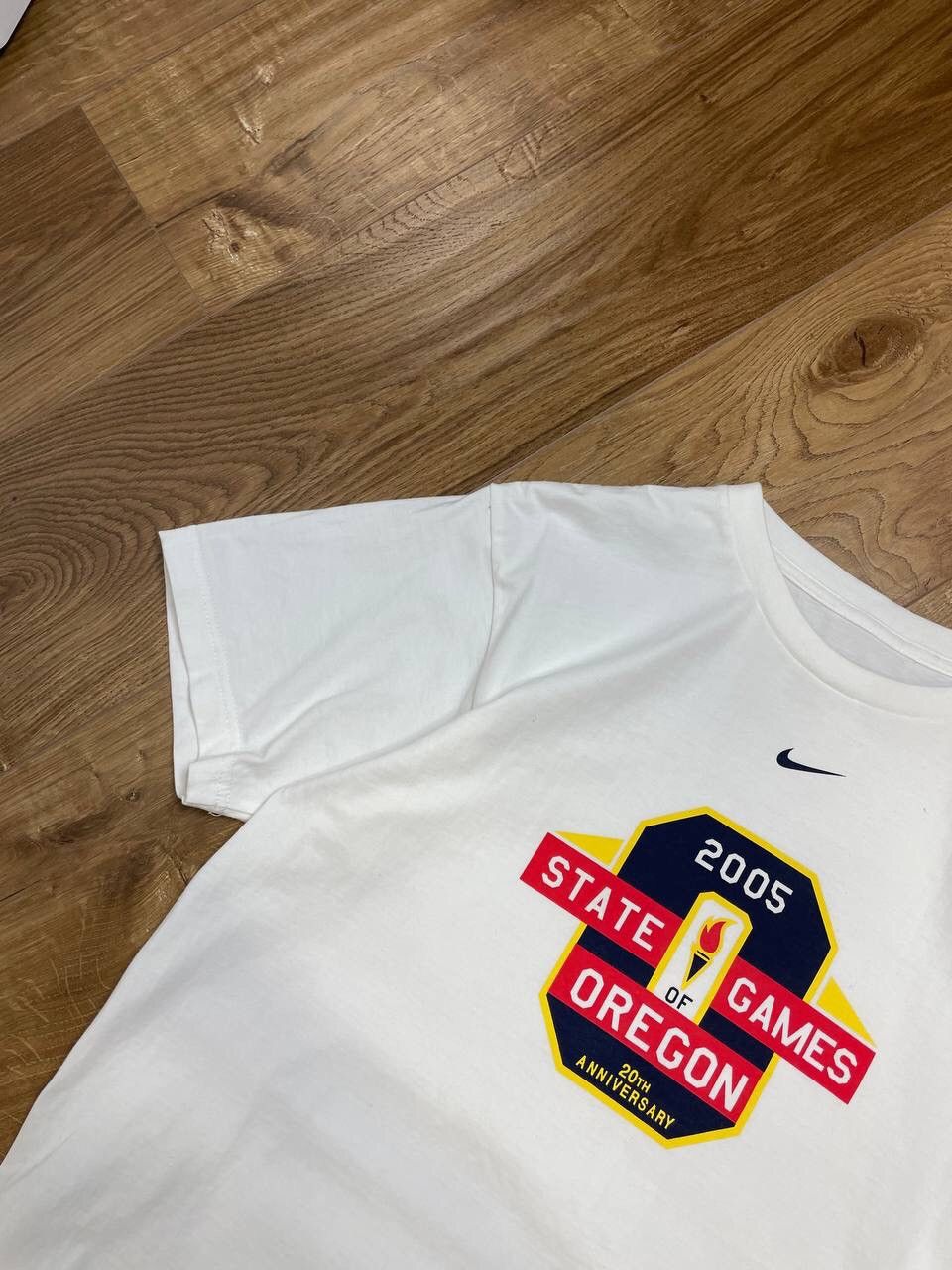 Nike × Vintage Vintage Bike Y2K Style Big Logo Games Oregon Tee Shirt Polo Size US M / EU 48-50 / 2 - 3 Thumbnail