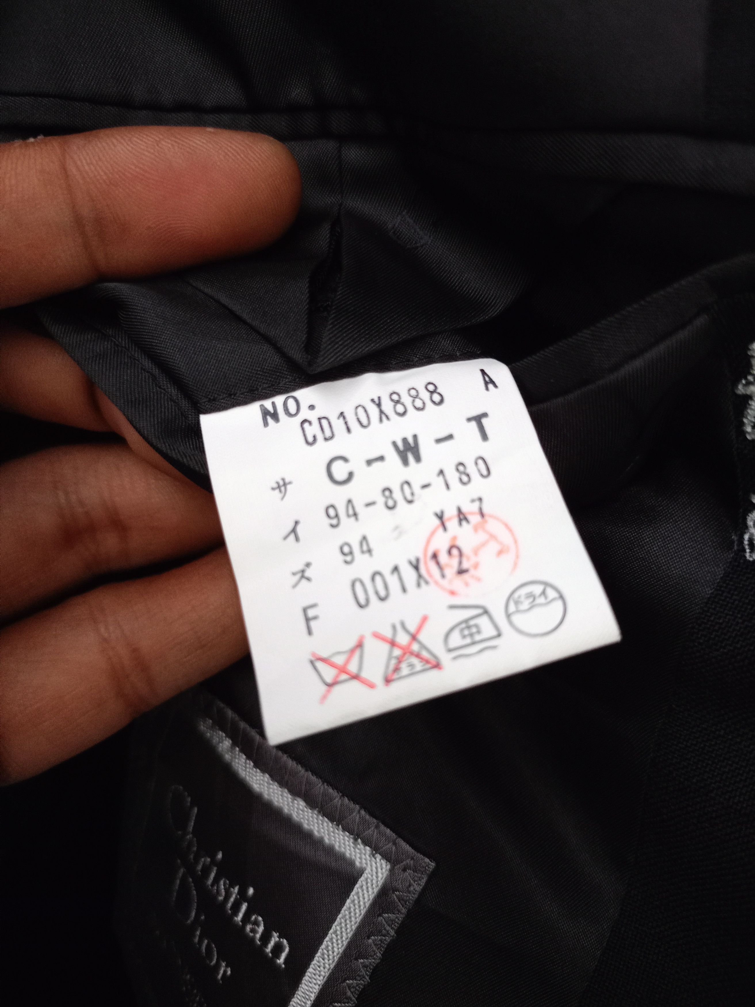 Christian Dior Monsieur × Dior Christian Dior Monsieur Single Button Blazer wool Jacket Size 40R - 6 Thumbnail