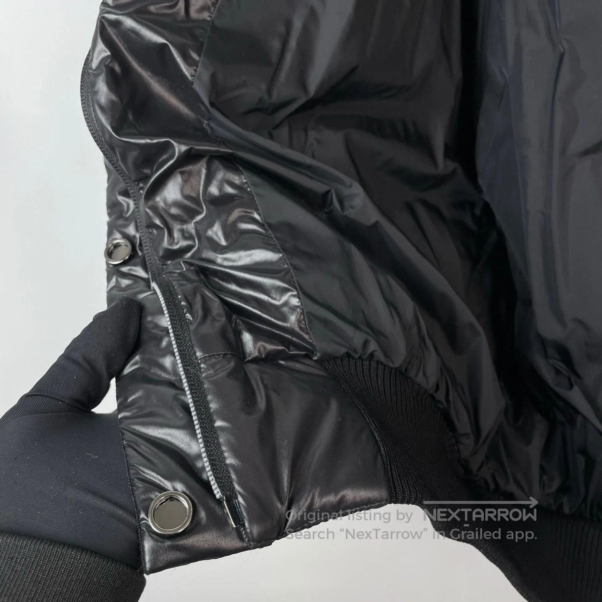 Chanel Chanel Black Stand Collar Quilted Down Jacket. Size S / US 4 / IT 40 - 4 Thumbnail