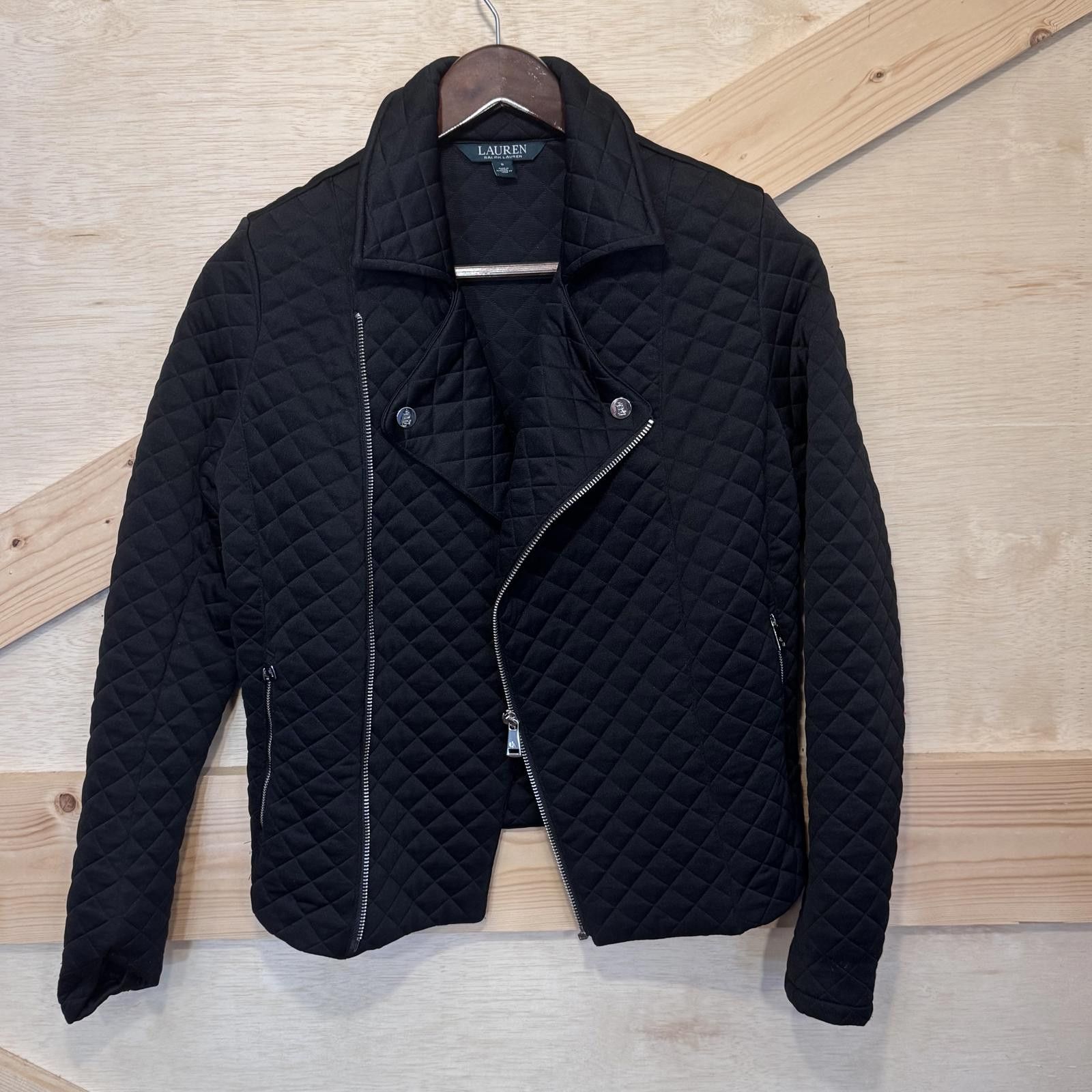 Lauren Ralph Lauren Lauren Ralph Lauren Women's Small Moto Jacket Diamond Size S / US 4 / IT 40 - 2 Thumbnail