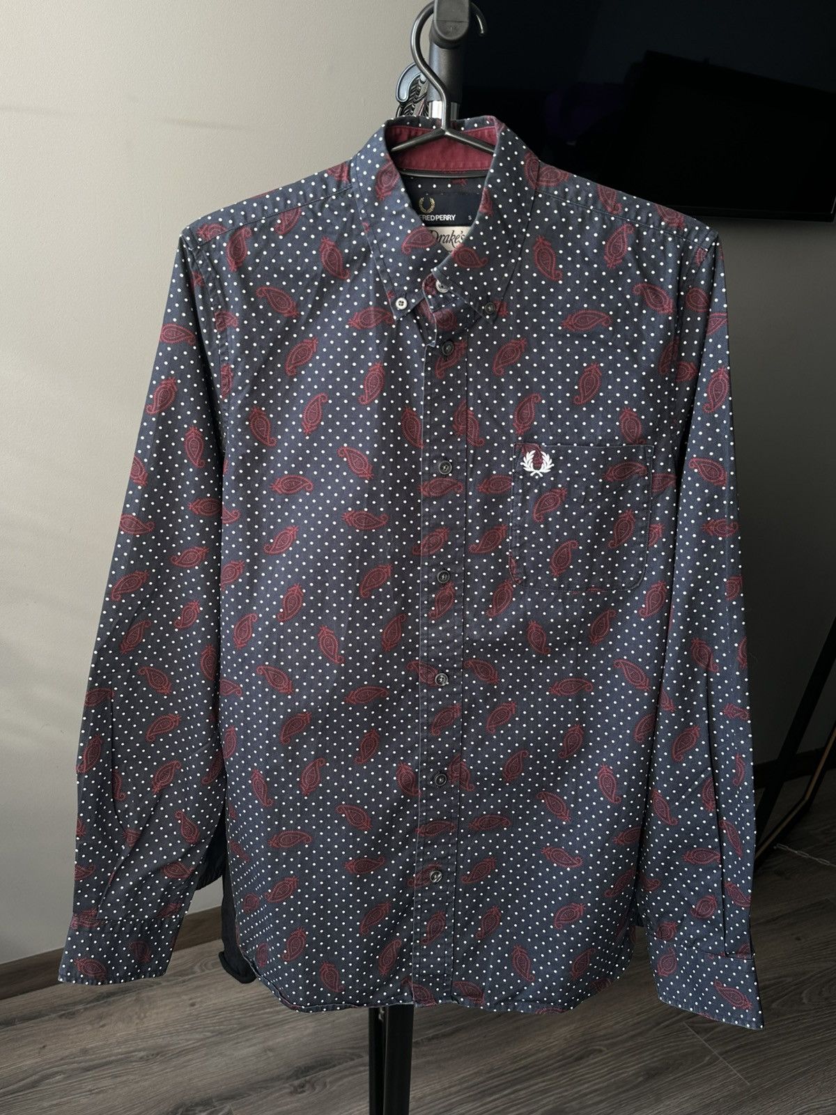 Drake's × Fred Perry Fred Perry x Drakes Paisley print shirt S Size US S / EU 44-46 / 1 - 1 Thumbnail