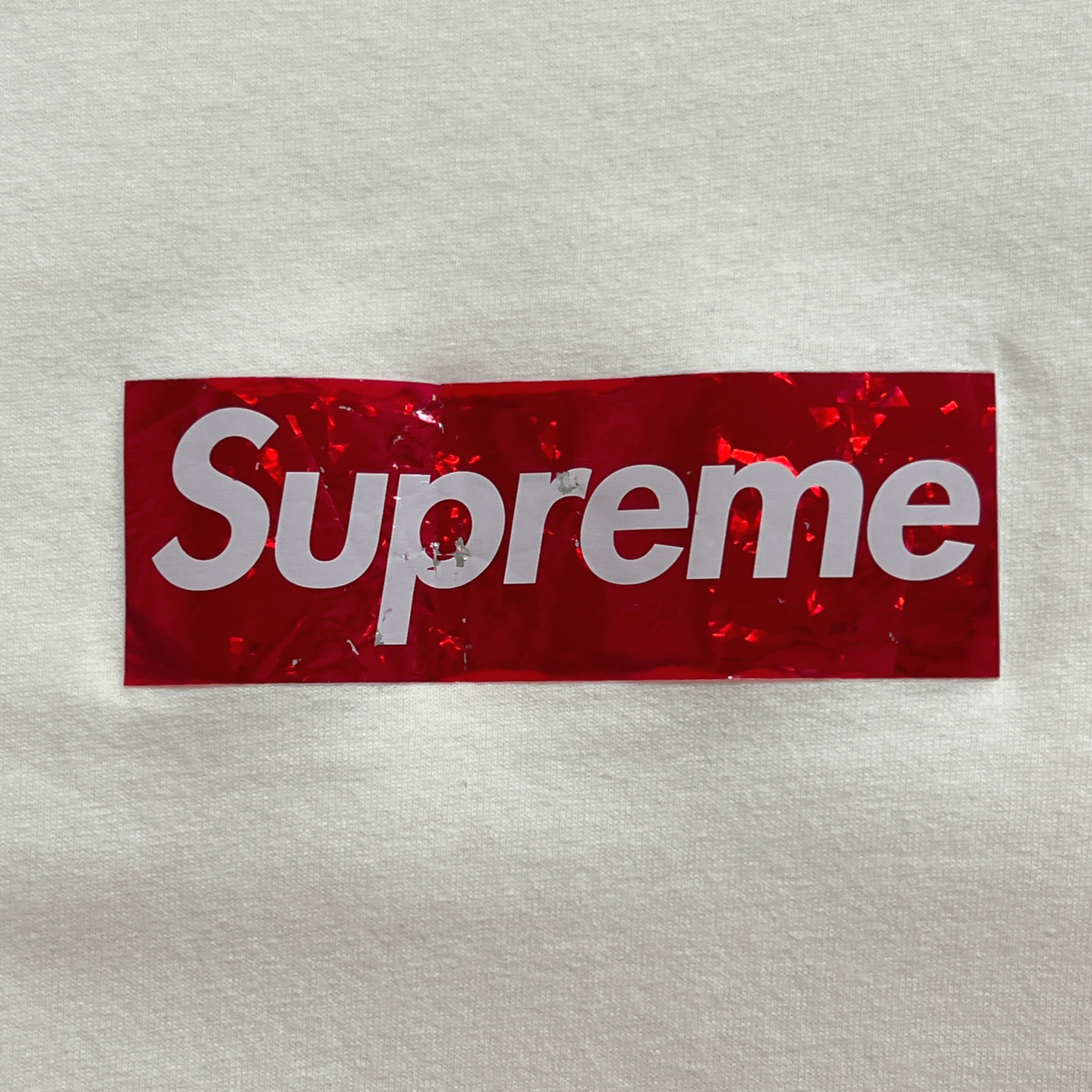 Supreme Supreme 2006 Holographic Box Logo Tee Red On White Size US XL / EU 56 / 4 - 3 Thumbnail