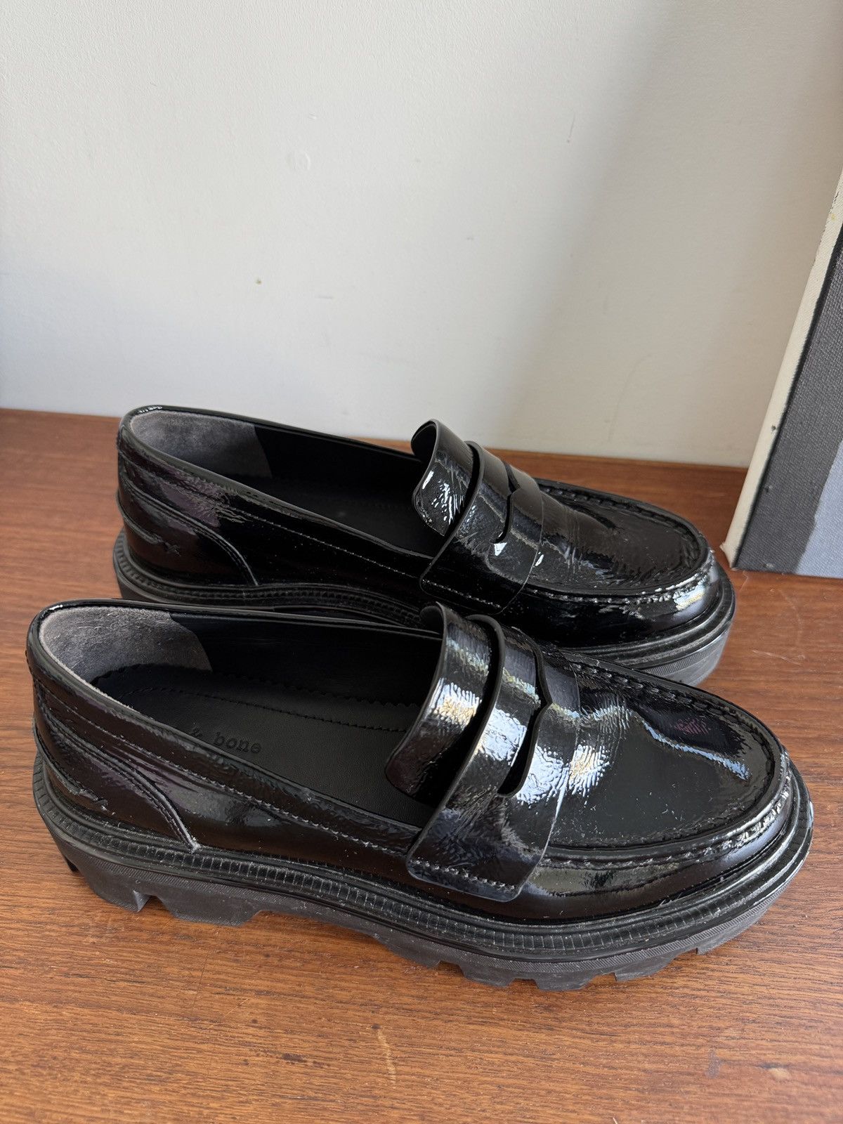 Rag & Bone Quinn Platform Loafer Size US 7.5 / IT 37.5 - 3 Thumbnail