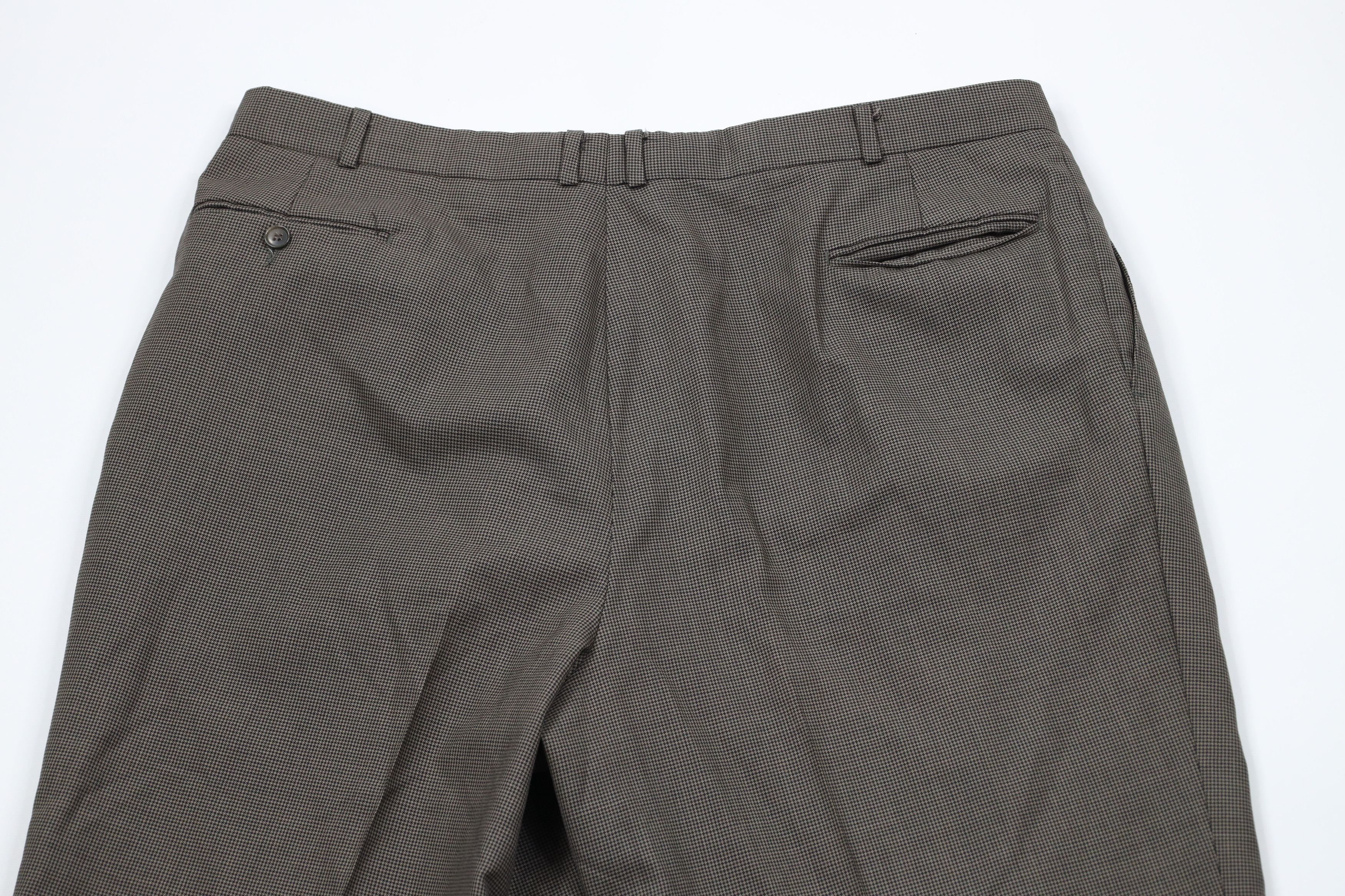 Vintage Vintage 90s Streetwear Houndstooth Wide Leg Chino Pants Size US 38 / EU 54 - 8 Thumbnail