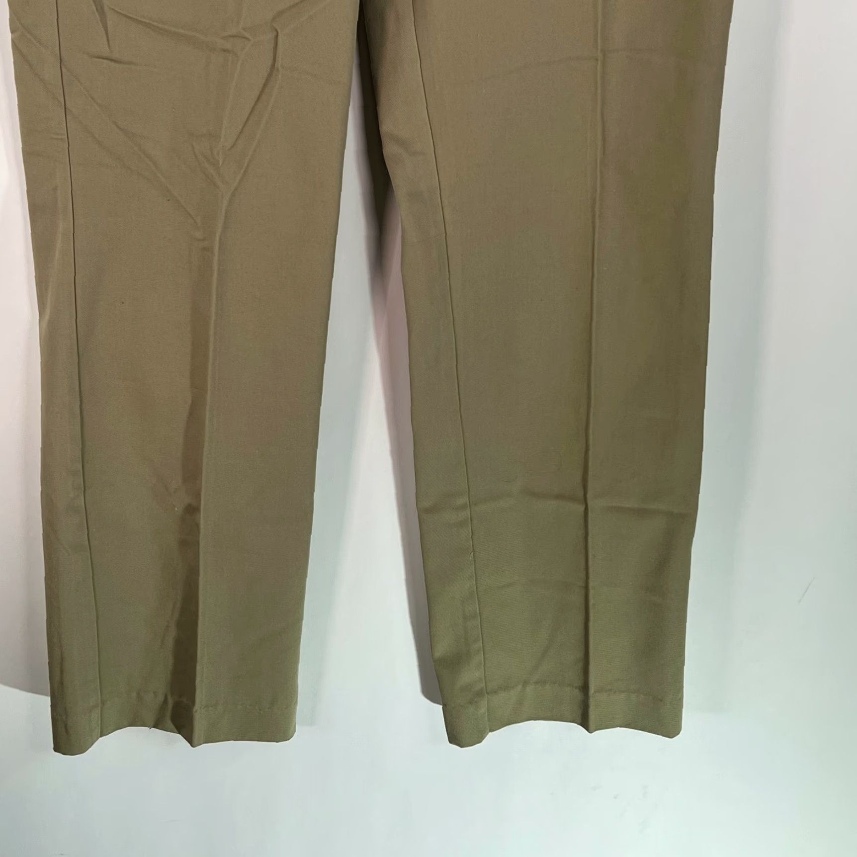 Jantzen Jantzen Sport Womens Flat Front Straight Leg Mid Rise Stretch Tan Pants 34 Size 24" / US 00 / IT 34 - 6 Thumbnail