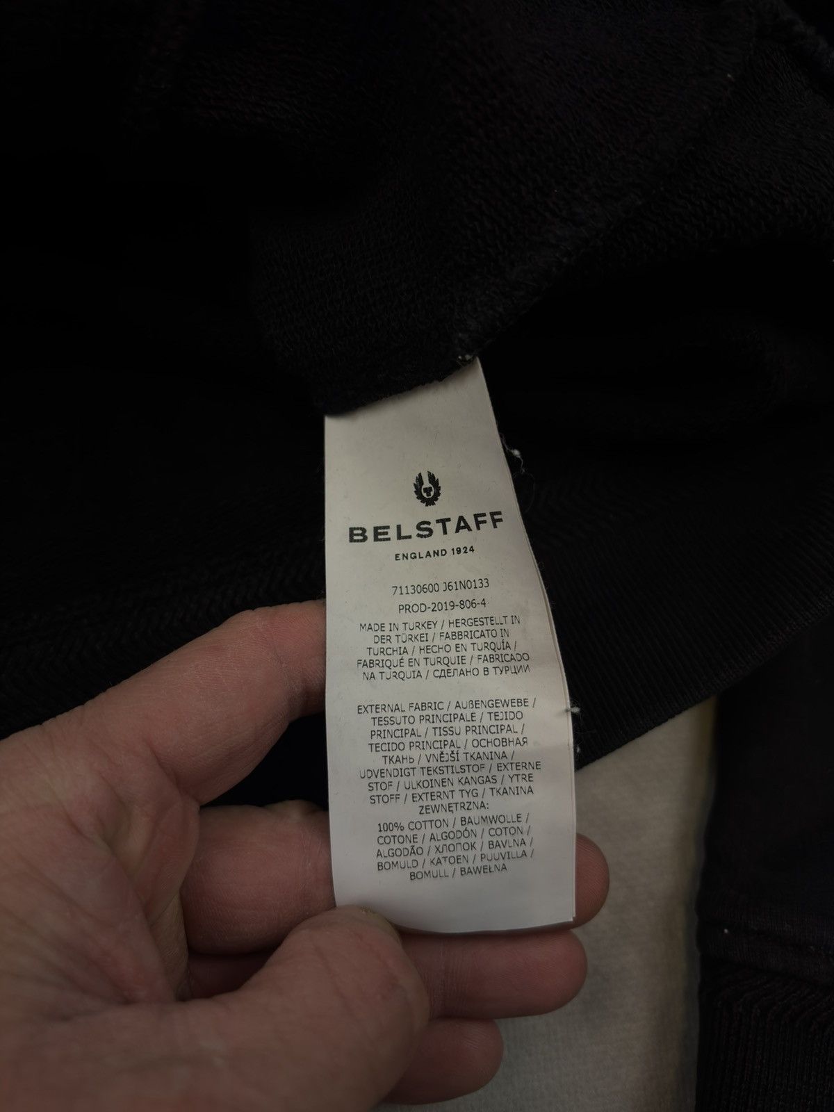 Belstaff Sweatshirt Zip Deisgner luxury casual drip drill
