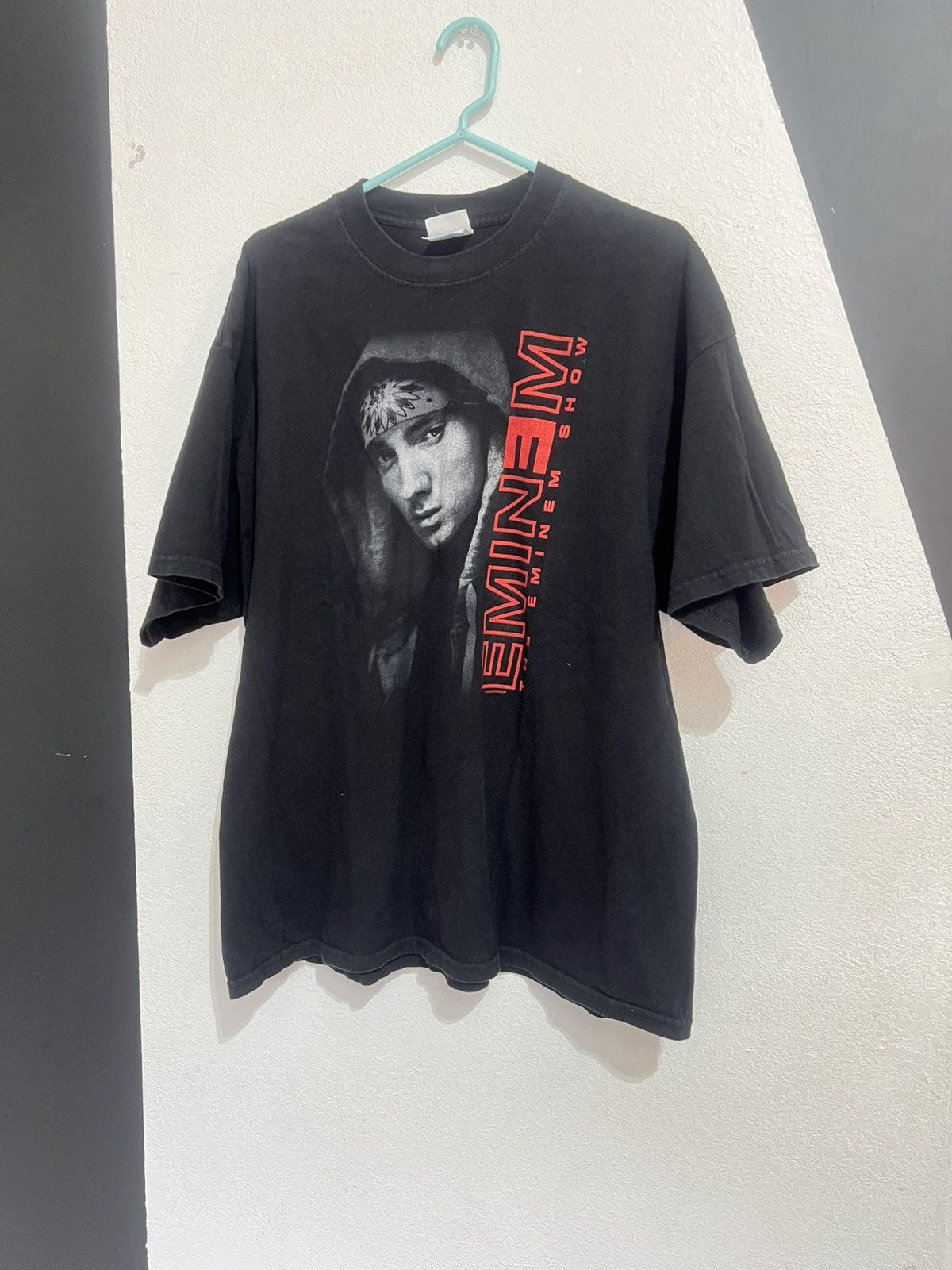 Vintage THE EMINEM SHOW 2002 vintage RAP TEE M&O Knits Promo 2xl Size US XXL / EU 58 / 5 - 12 Thumbnail