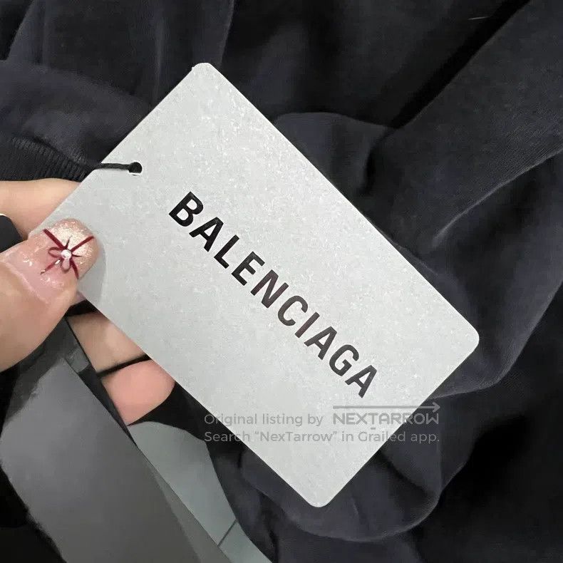 Balenciaga Balenciaga Black distressed sleeveless hoodie Size US L / EU 52-54 / 3 - 5 Thumbnail