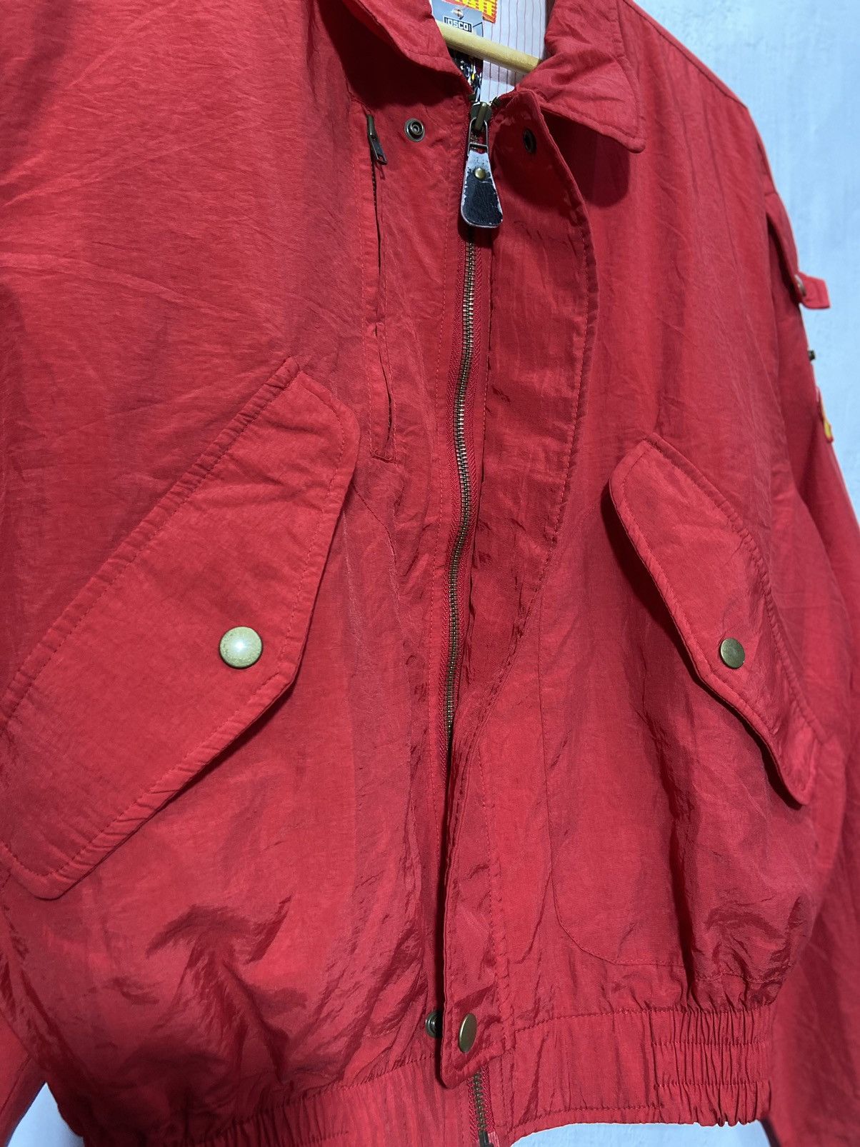 Vintage Vintage 80s Shell Formula Bomber Jacket Size US L / EU 52-54 / 3 - 8 Thumbnail
