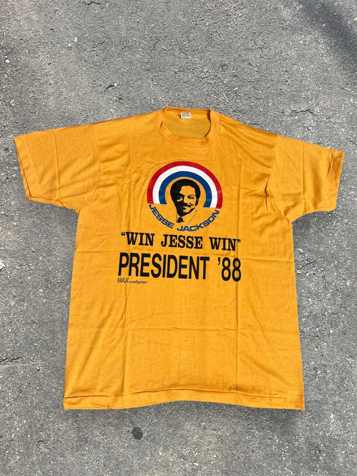 Vintage True Vintage 1988 Jesse Jackson Single Stitch T Shirt Size US XL / EU 56 / 4 - 1 Thumbnail