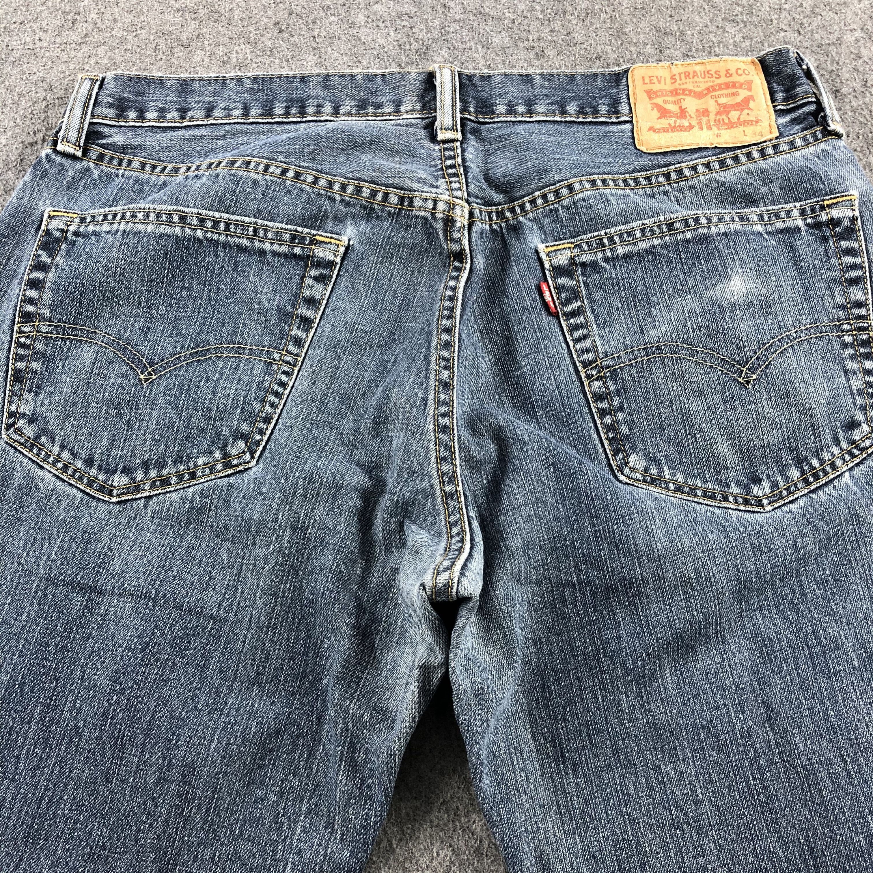 Levi's Vintage Blue Wash Levis 559 Jeans-J2110 Size US 34 / EU 50 - 4 Thumbnail