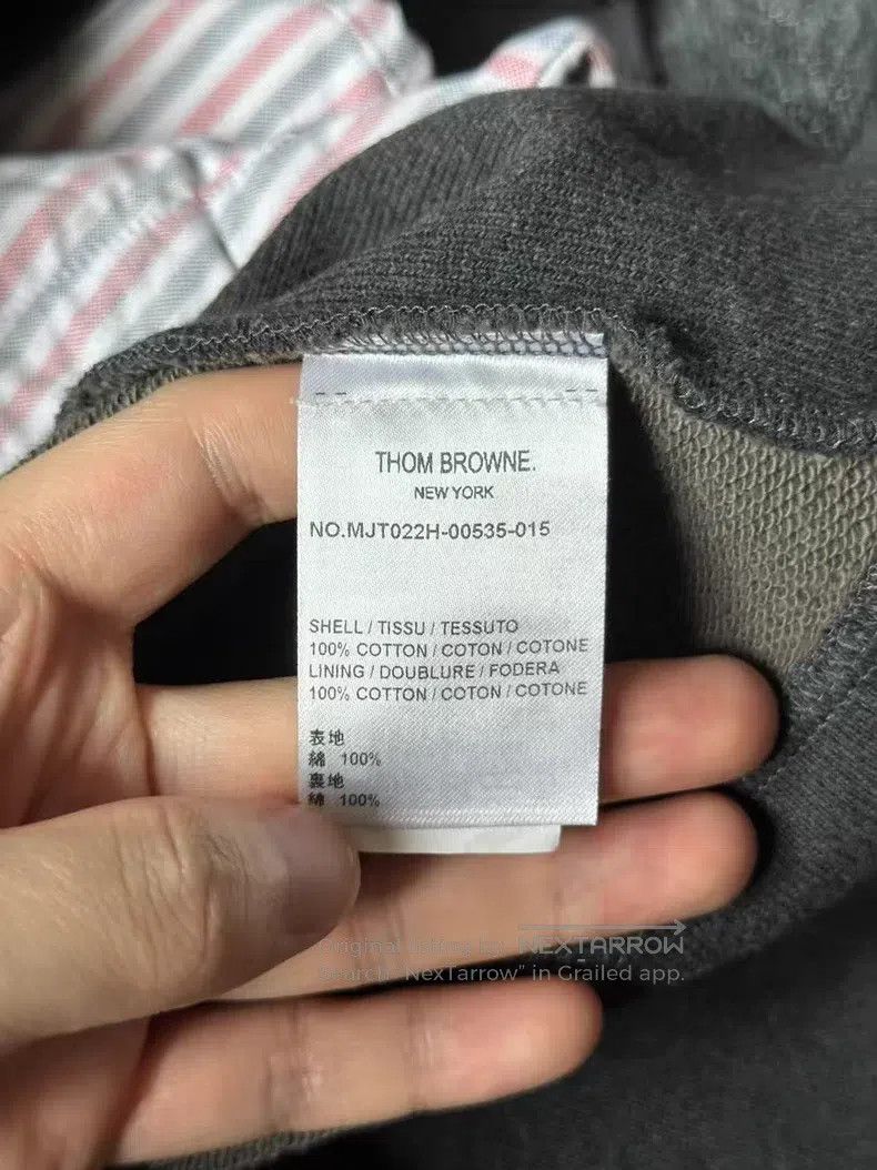Thom Browne Thom Browne Charcoal Knit Jacket Size US XXL / EU 58 / 5 - 5 Thumbnail