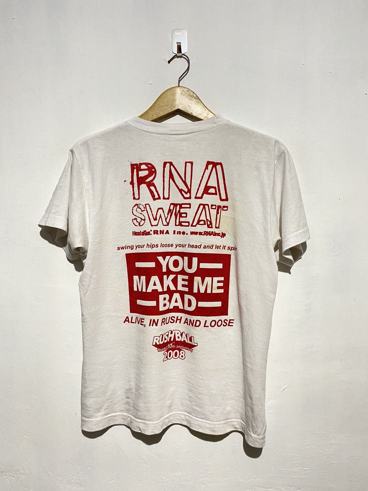20471120 2000s RNA Inc rush ball tee Size US S / EU 44-46 / 1 - 2 Thumbnail