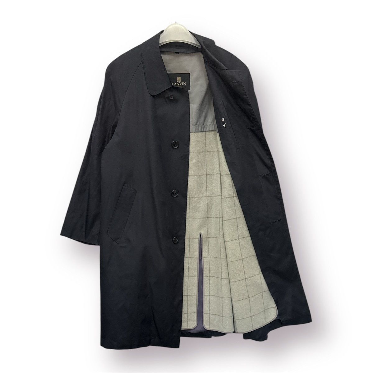 Lanvin 🔥 LANVIN BLACK LONG COAT LUXURY USED Size US M / EU 48-50 / 2 - 5 Thumbnail