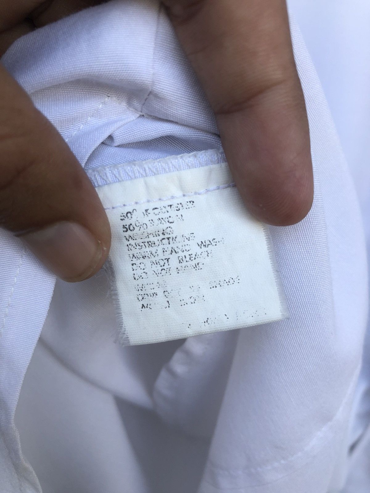 Comme des Garcons Homme × Japanese Brand × Vintage Rare!! Vintage Homme Comme Des Dansens Button Up Shirt Size US L / EU 52-54 / 3 - 5 Thumbnail