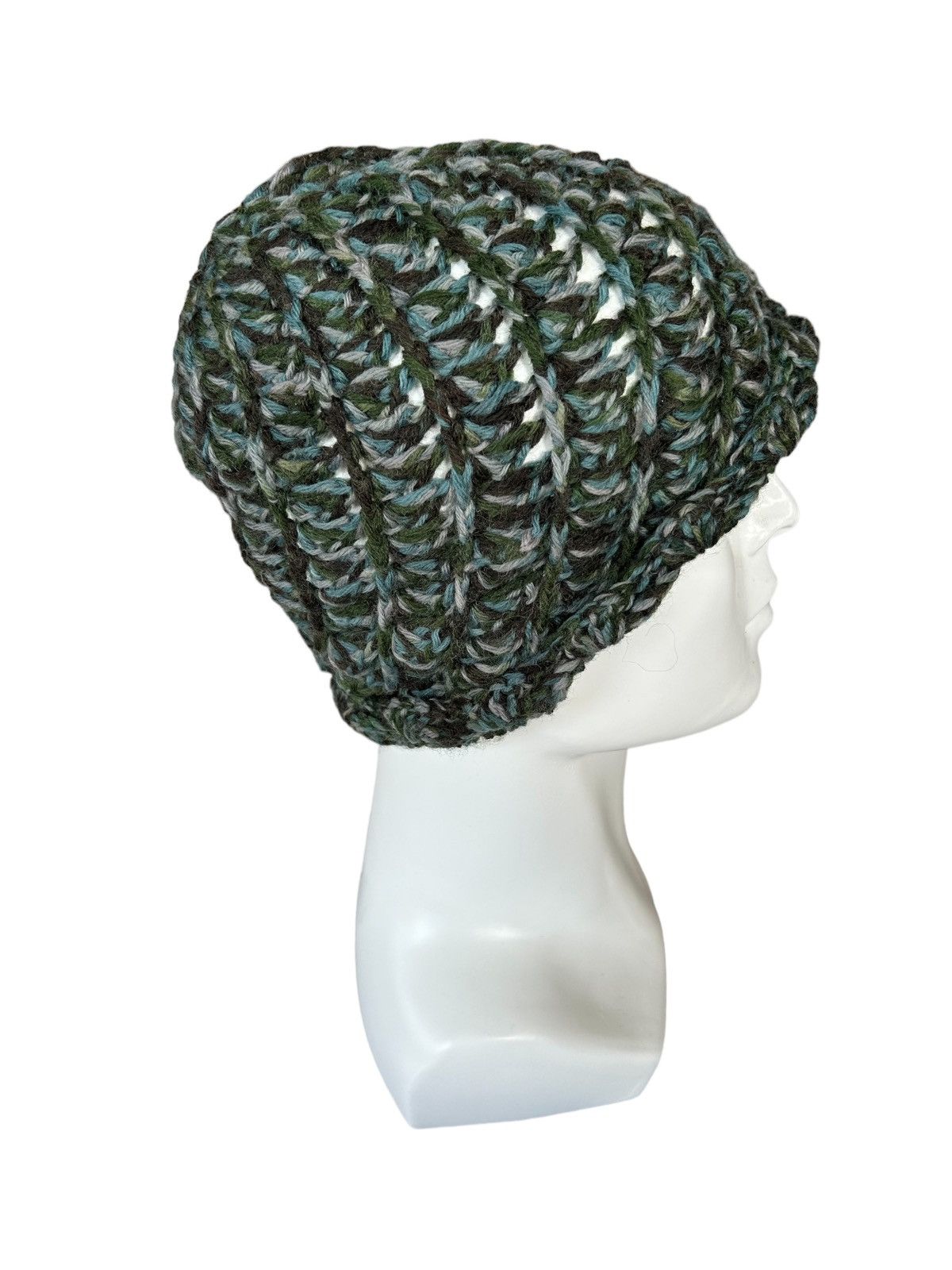 Japanese Brand × Kapital × Vintage Crochet Knitted Handmade Rare Beanie Hats Size ONE SIZE - 3 Thumbnail