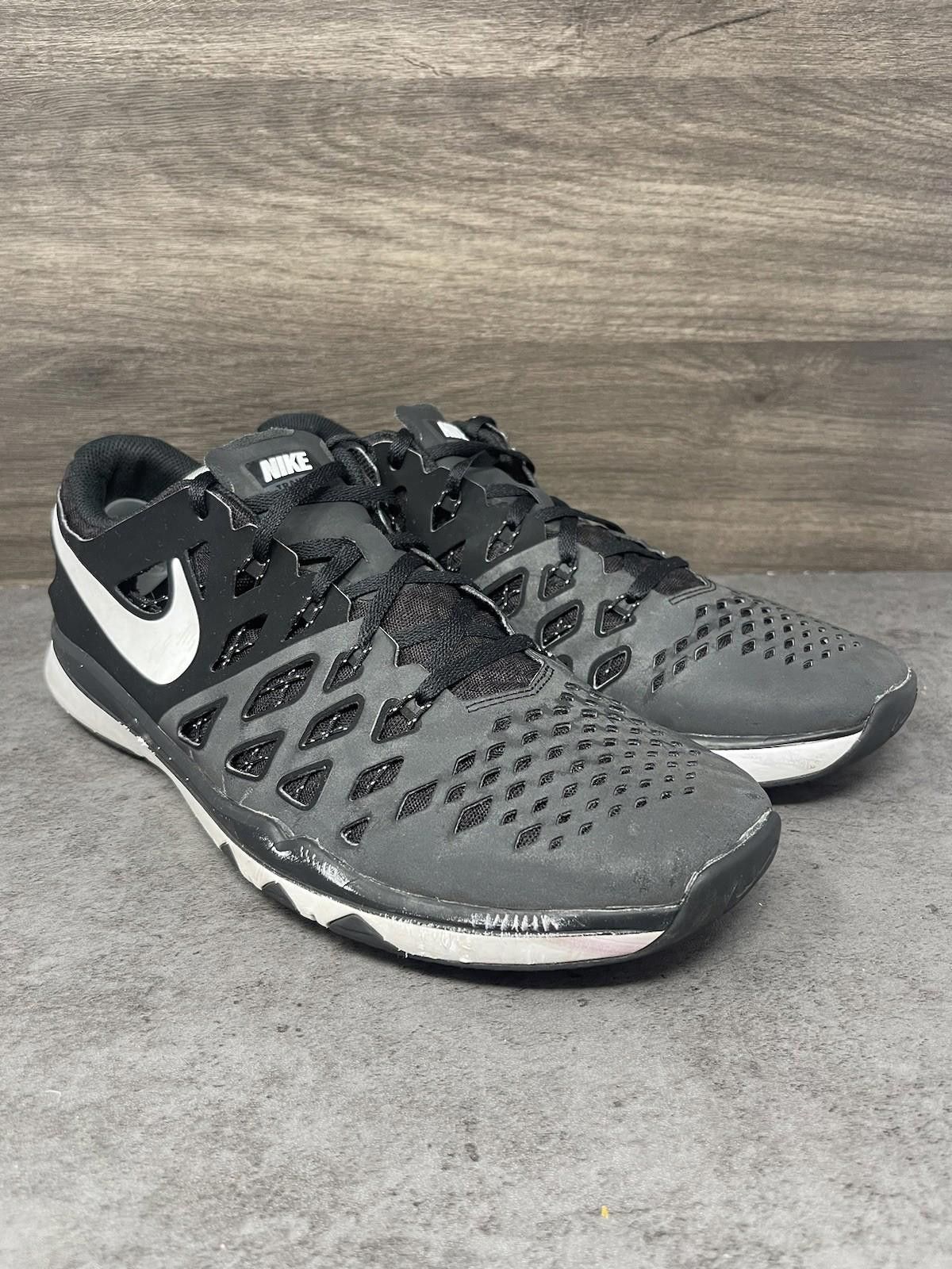Nike Nike Train Speed 4 Shoes Mens Size 12 Black White Sneakers Size US 12 / EU 45 - 4 Thumbnail