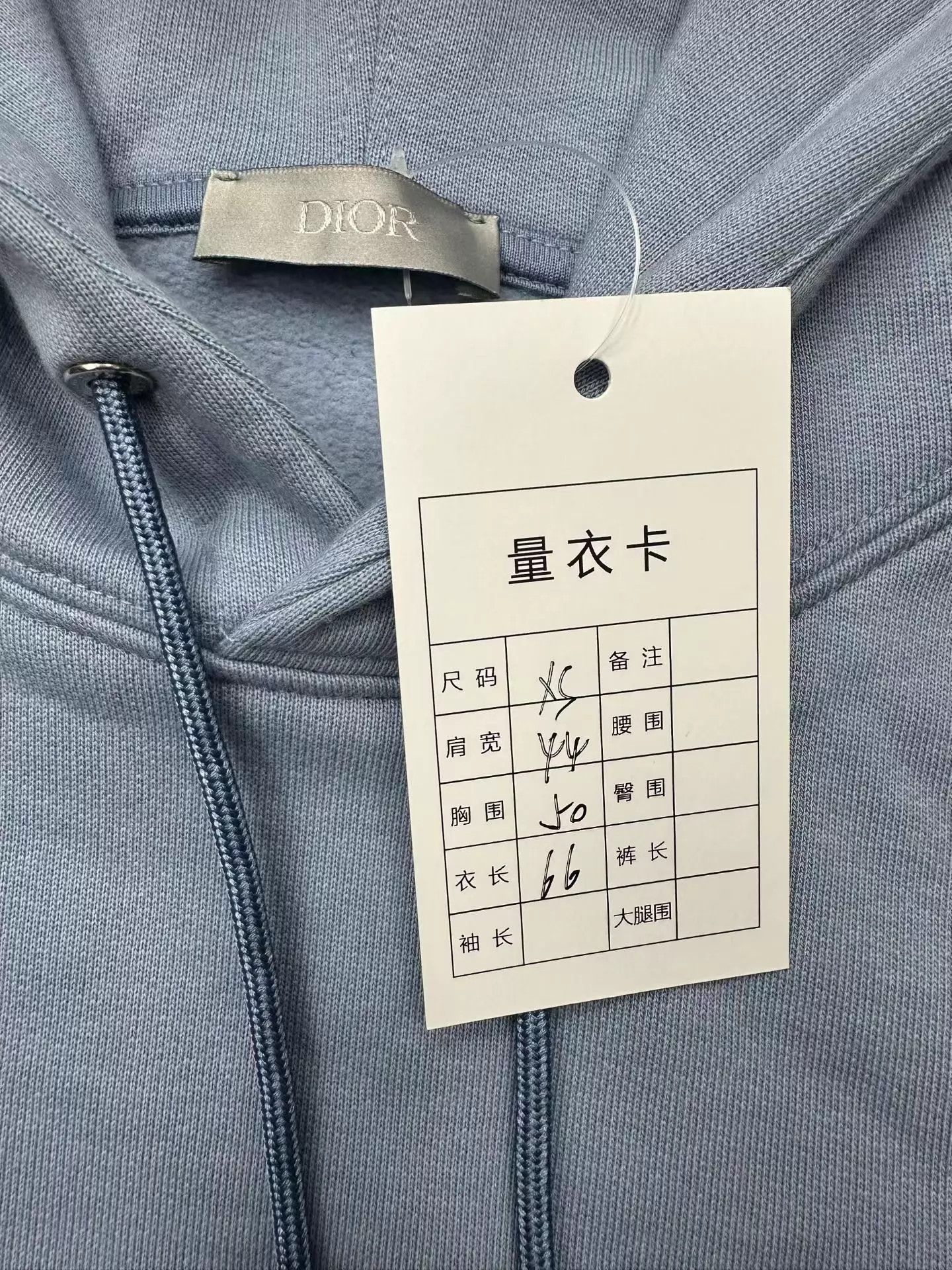 Dior Dior Smoke Blue CD Sweatshirt XS New Size US XS / EU 42 / 0 - 2 Thumbnail