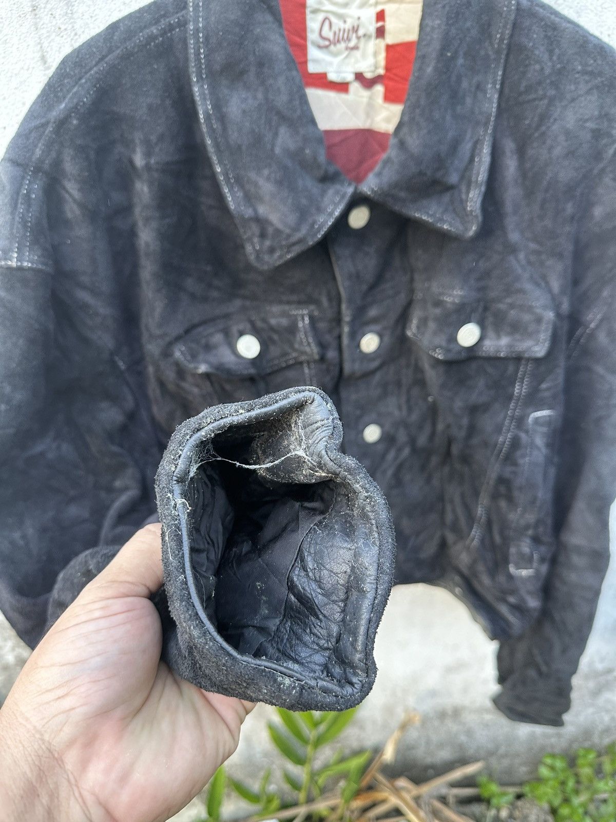 Leather Suiri homme leather jacket Size US L / EU 52-54 / 3 - 6 Thumbnail