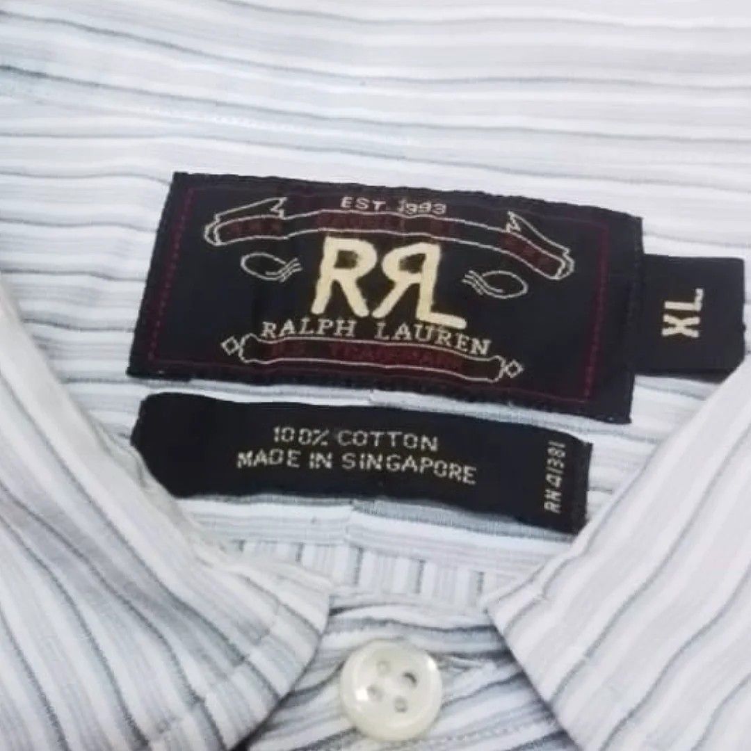 RRL Ralph Lauren rrl shirt stripe Size US XL / EU 56 / 4 - 3 Thumbnail