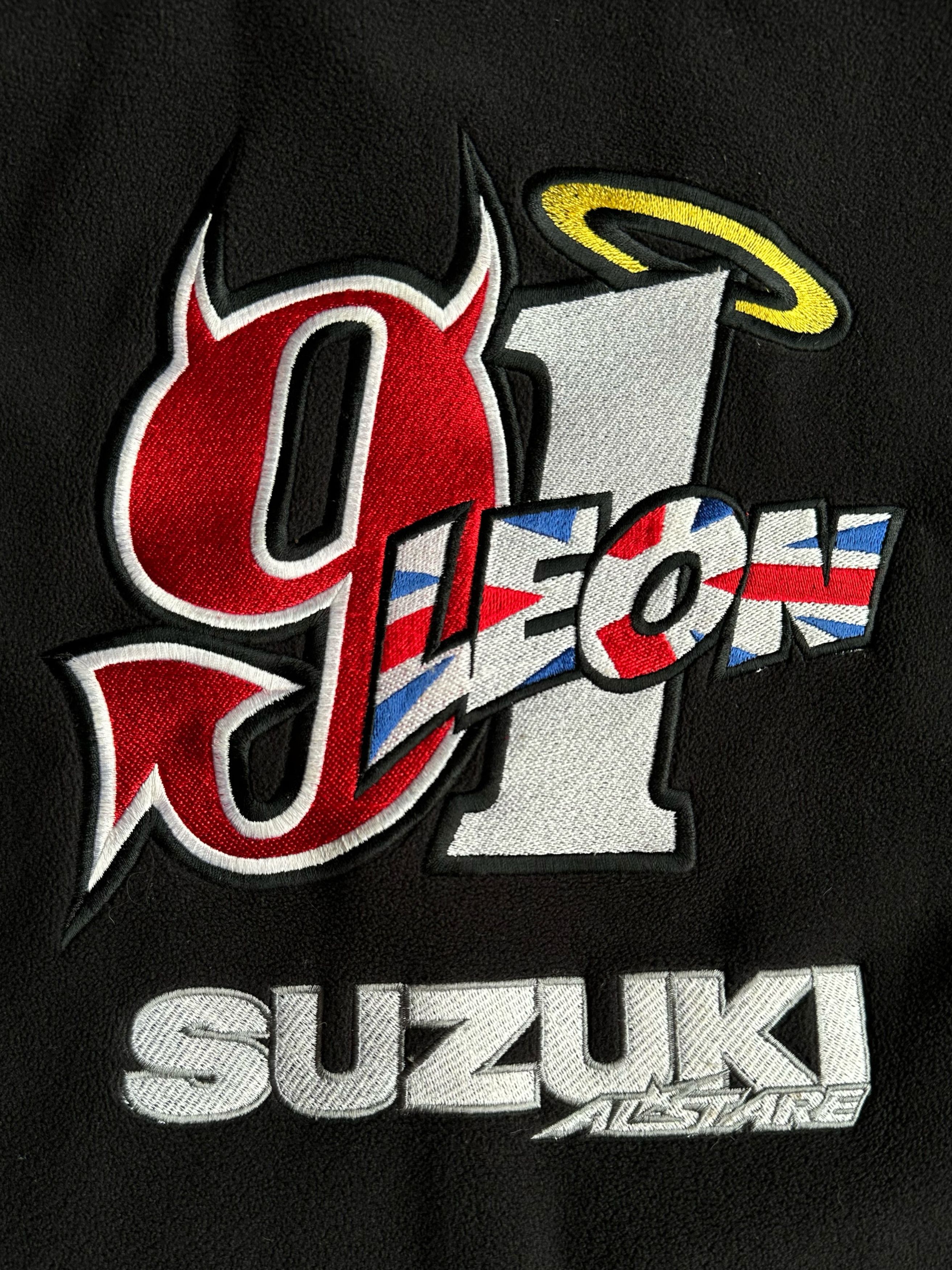 Japanese Brand × Vintage Vintage Suzuki 90's Fleece Racing Moto Car Jacket (S) Size US S / EU 44-46 / 1 - 5 Thumbnail